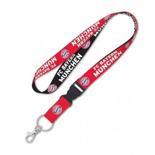 Bayern Munich Lanyard - Black-Red 1