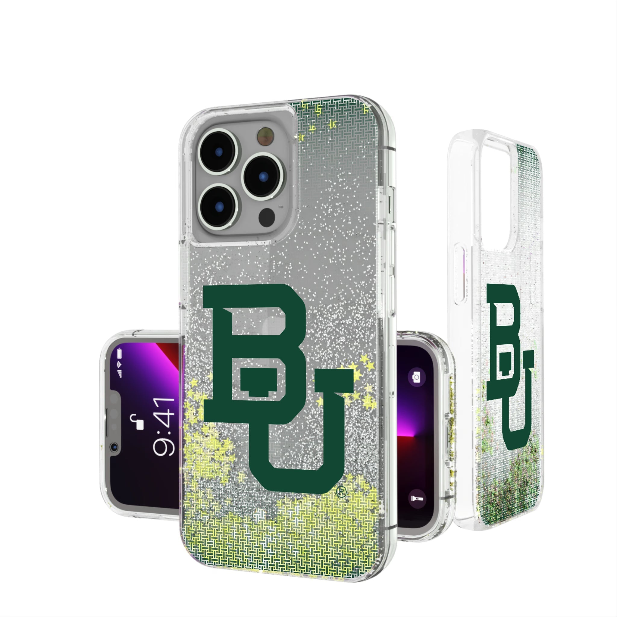 Baylor University Bears Linen Glitter Phone Case 5