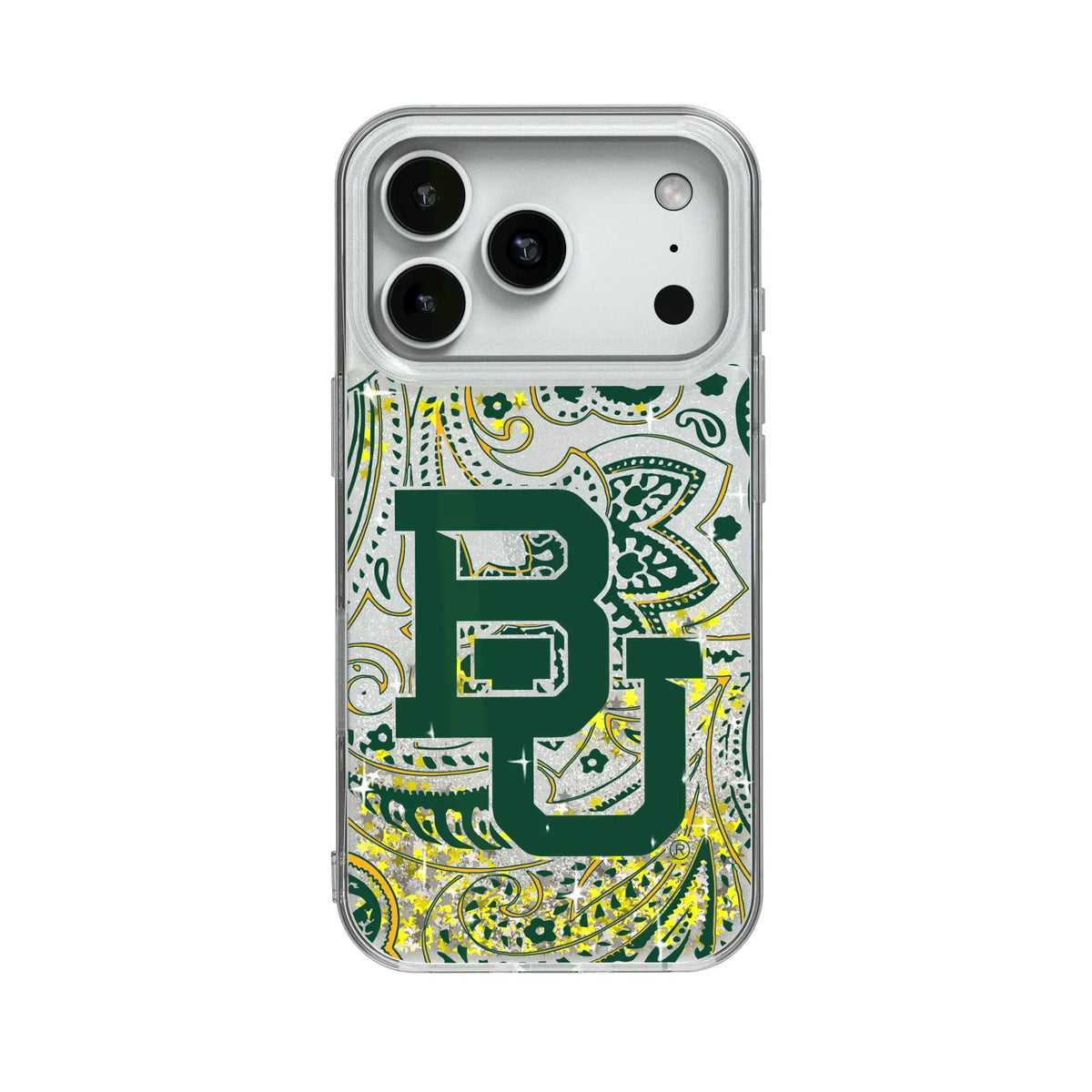 Baylor University Bears Paisley Glitter Phone Case 19