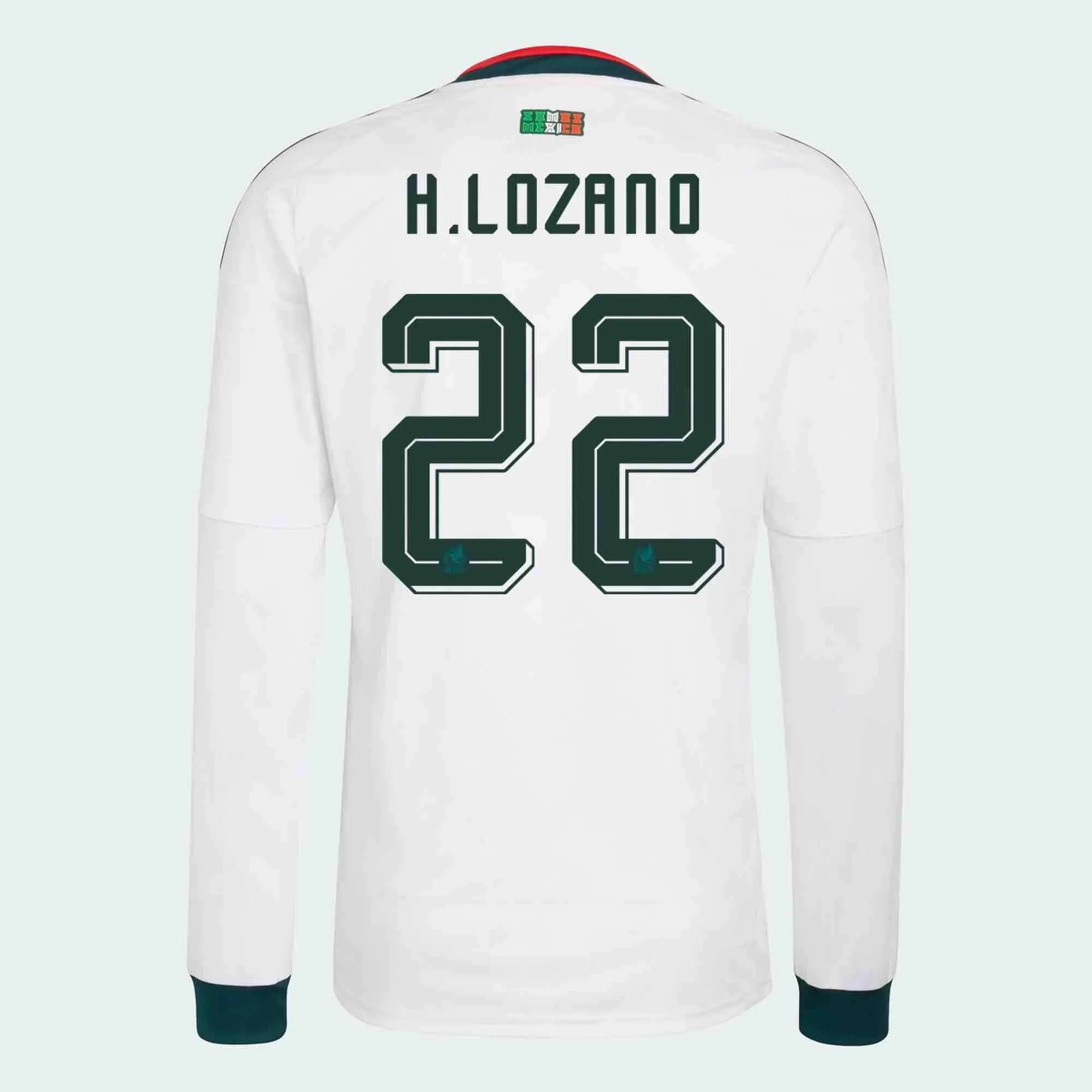 adidas 2026 Mexico Men's Authentic Away Long-Sleeve Soccer Jersey 11