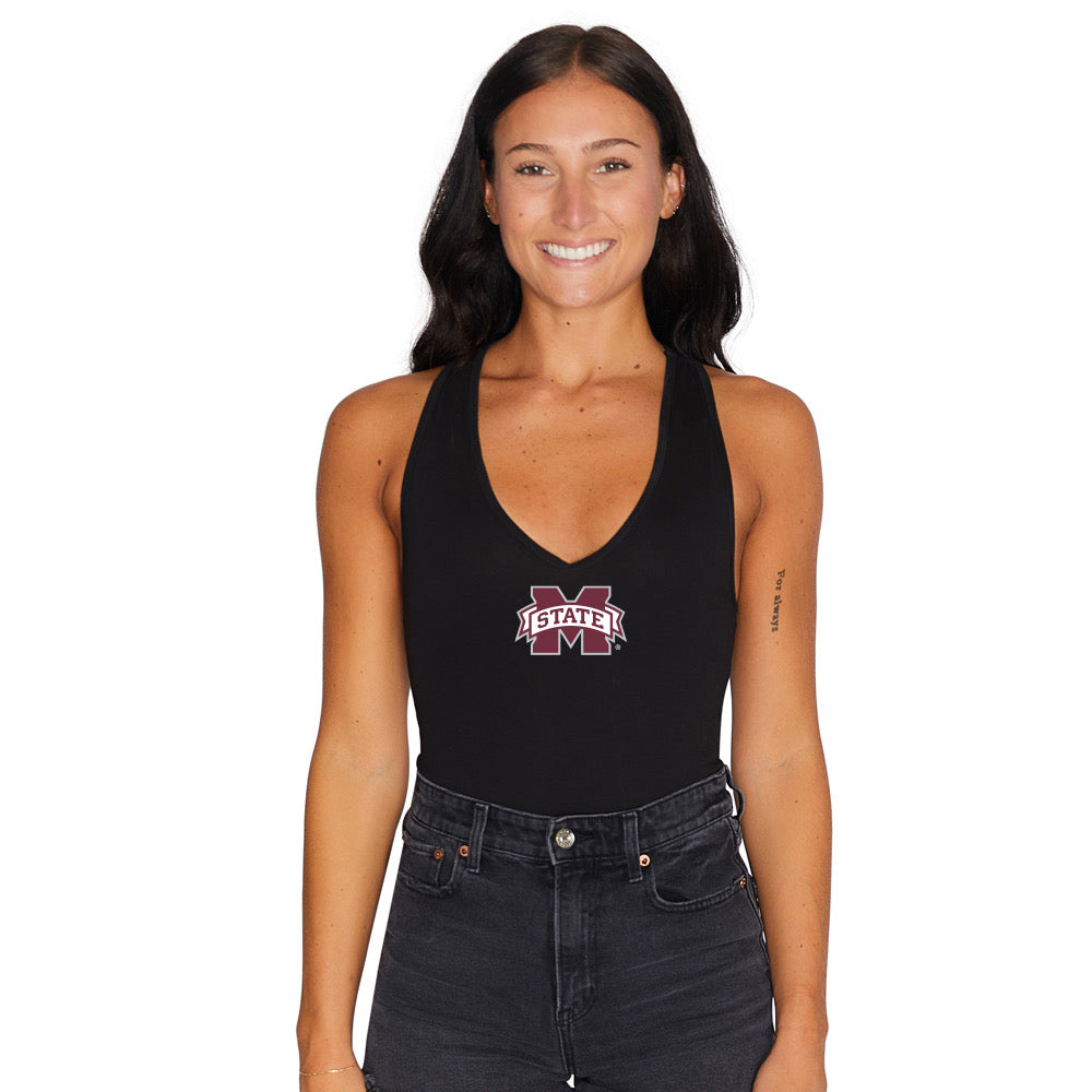 Mississippi State Black Bodysuit | lojobands 1