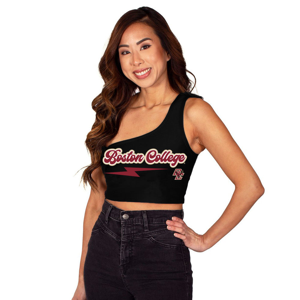 Boston College Lightning One Shoulder Top | lojobands