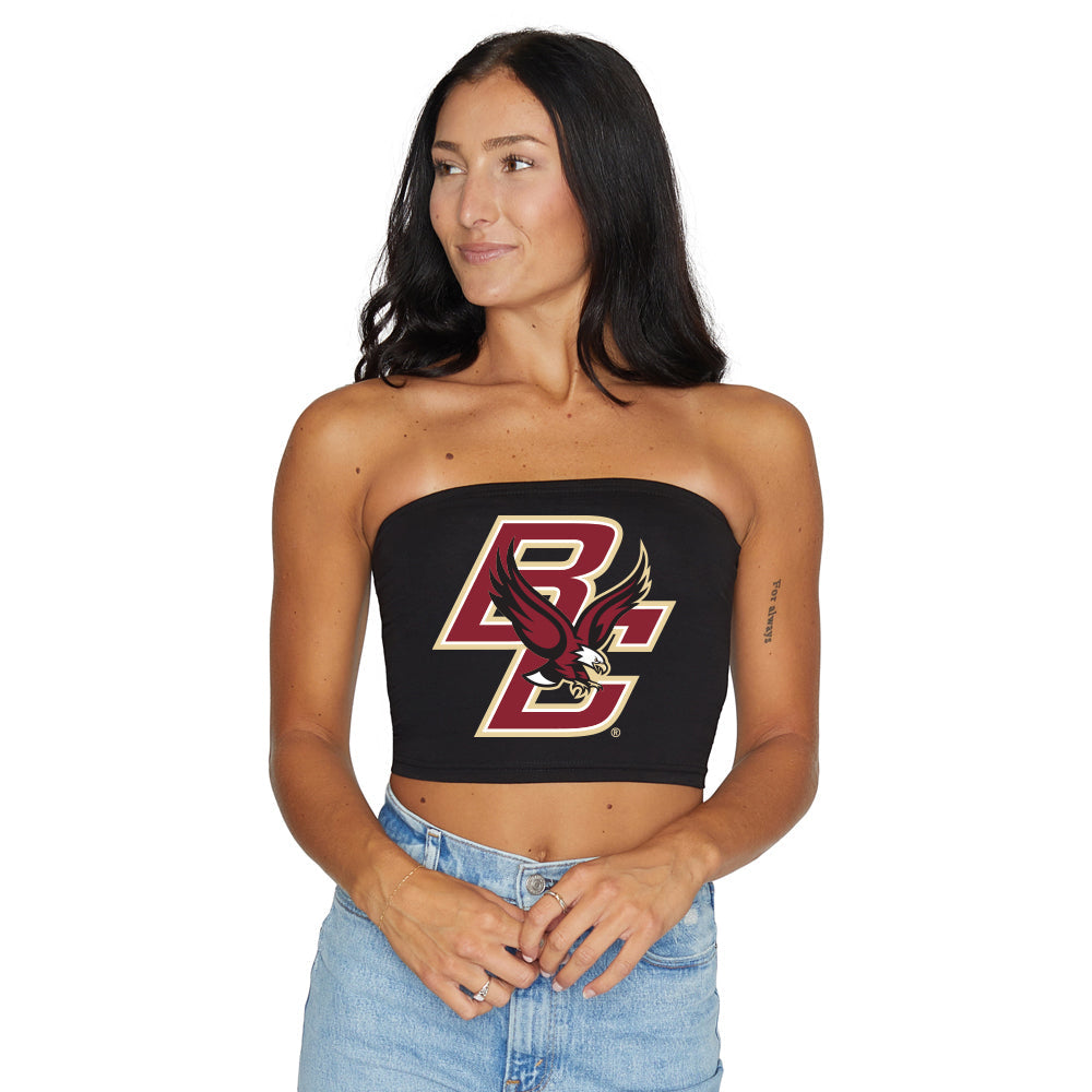 Boston College Black Logo Tube Top | lojobands
