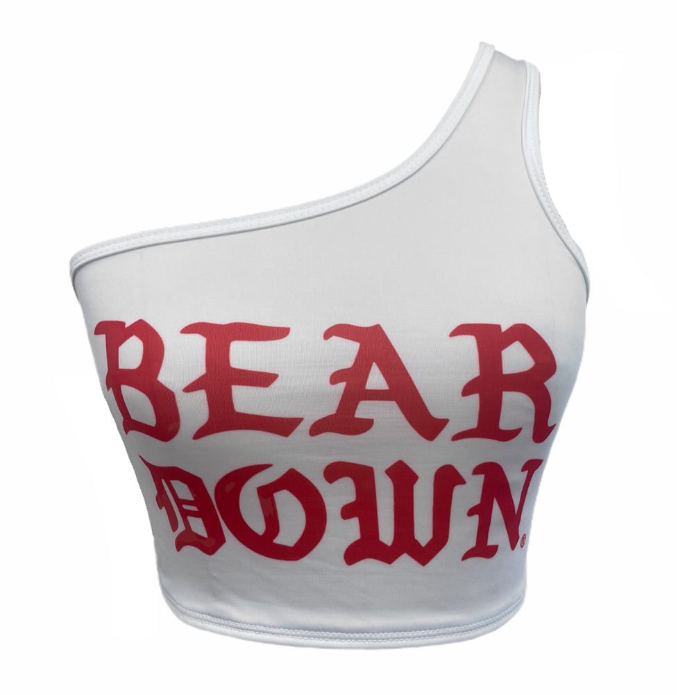 University of Arizona Bear Down One Shoulder Top | lojobands