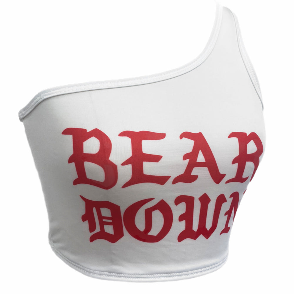 University of Arizona Bear Down One Shoulder Top | lojobands 3