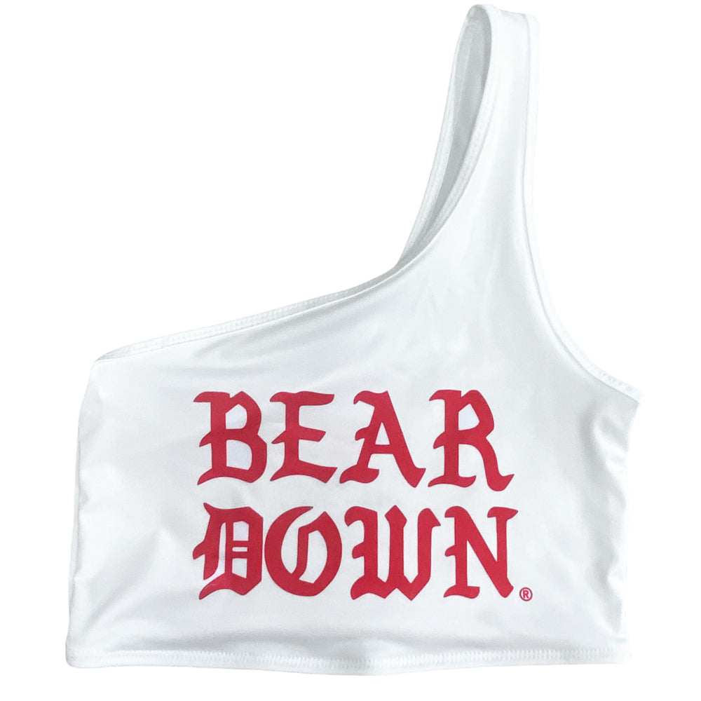 University of Arizona Bear Down One Shoulder Top | lojobands 6