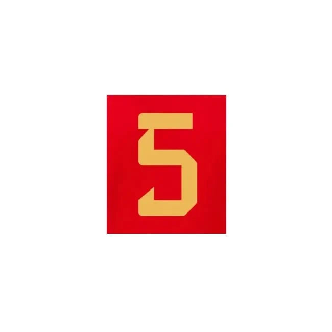 Belgium 2022-23 Home Vertonghen #5 Jersey Name Set 2