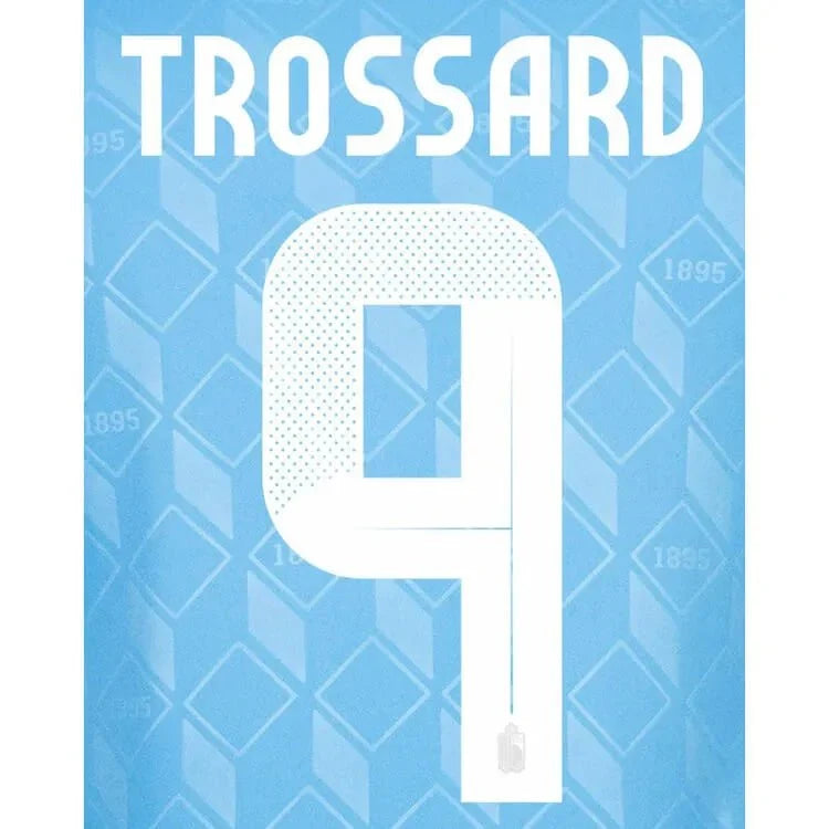Belgium 2024/25 Away Trossard #9 Jersey Name Set 1