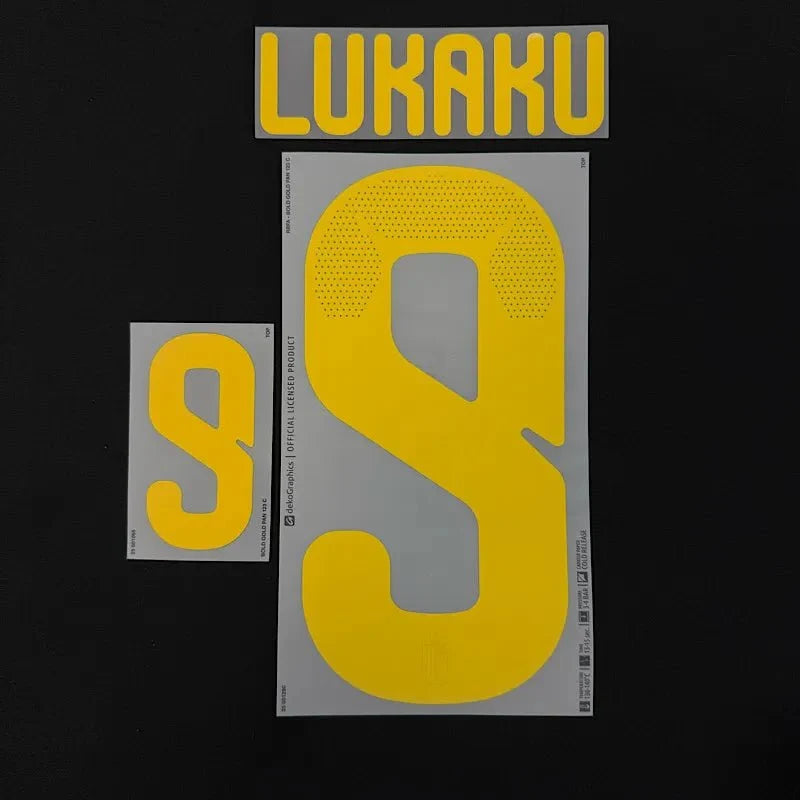 Belgium 2026- Home LUKAKU #9 Official Name Set 1