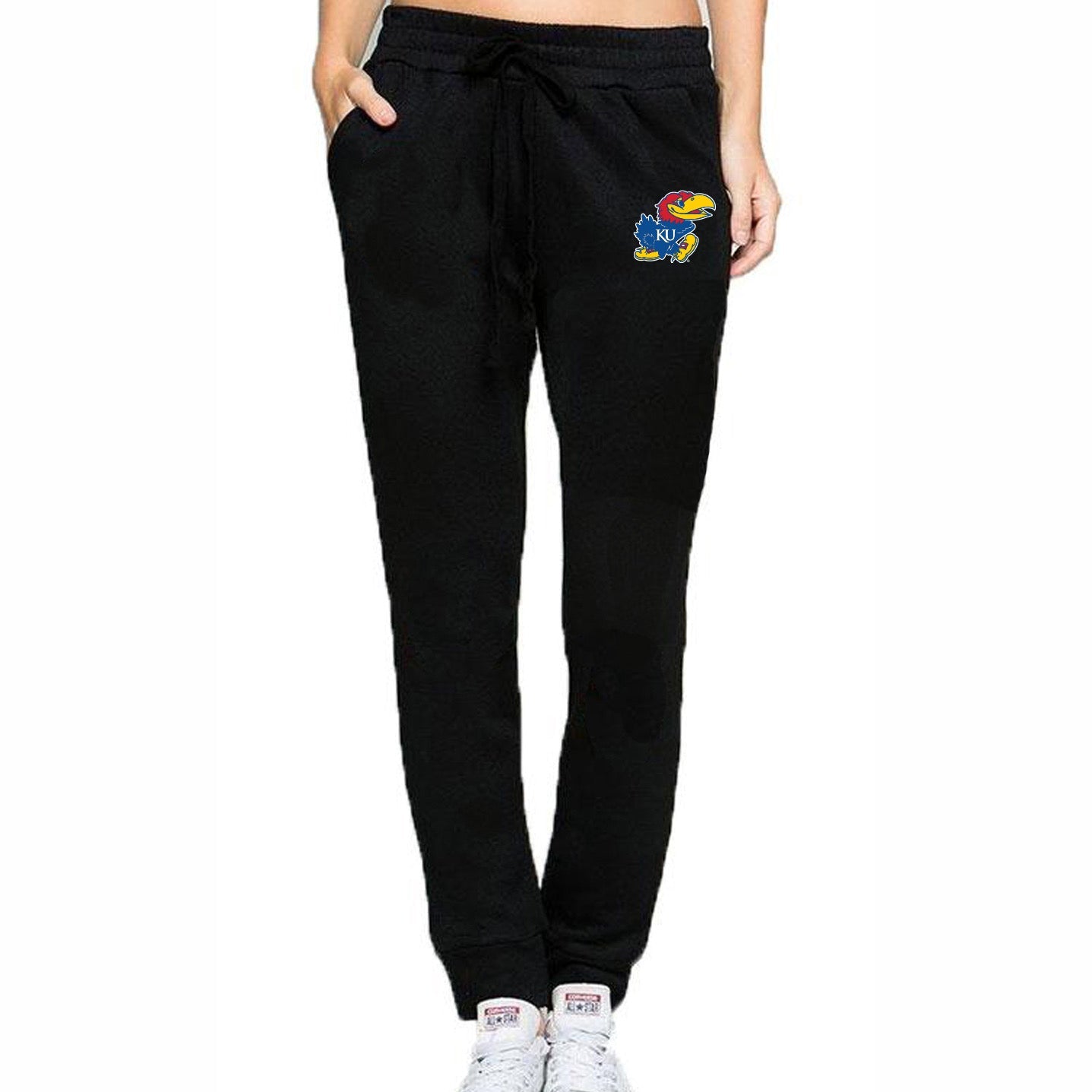 Kansas Jayhawks Black Joggers | lojobands