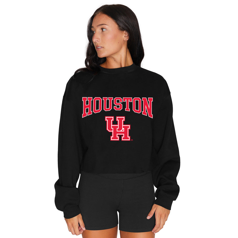 University of Houston Black Crewneck | lojobands