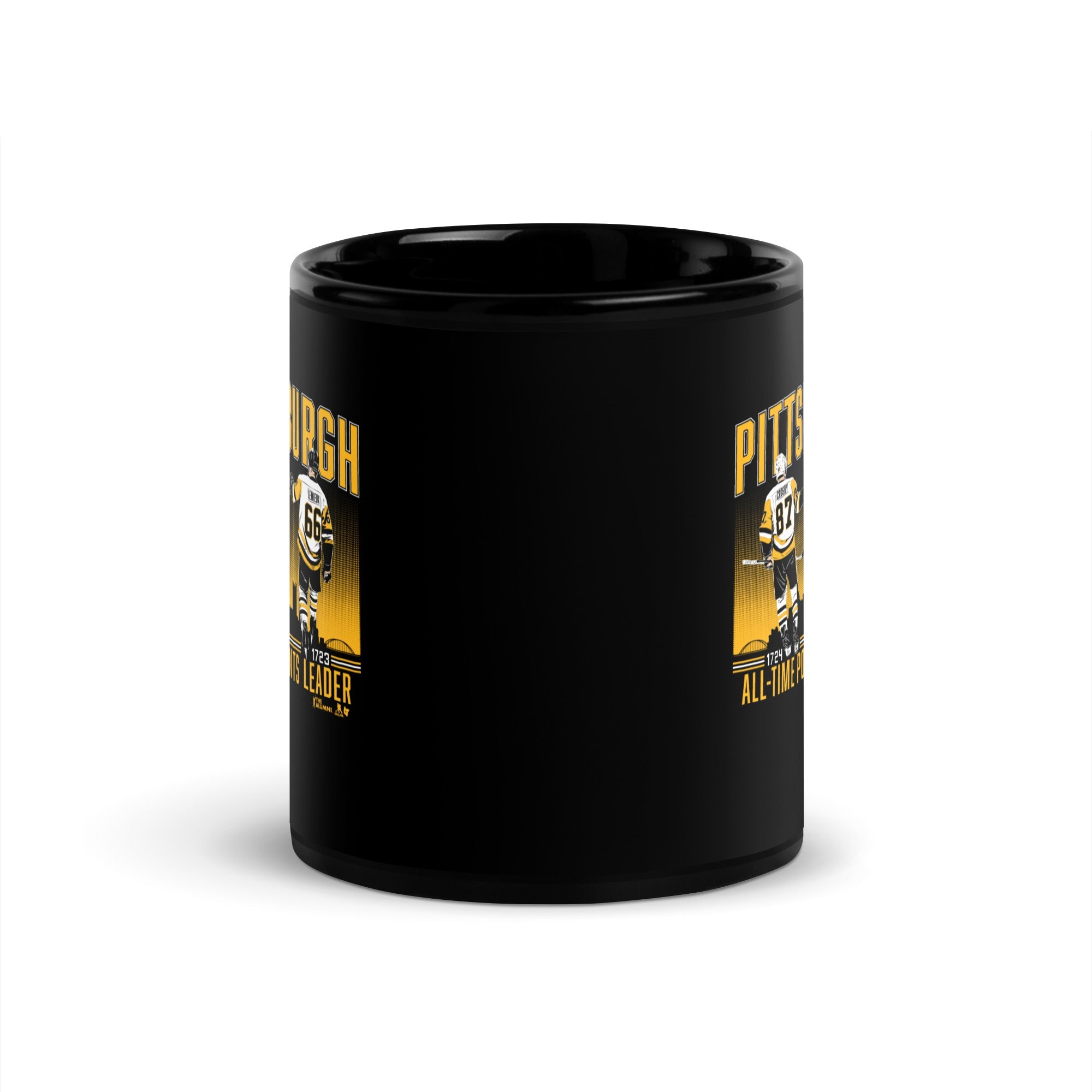 Sidney Crosby and Mario Lemieux: Pittsburgh All-Time Points Leader Mug 4