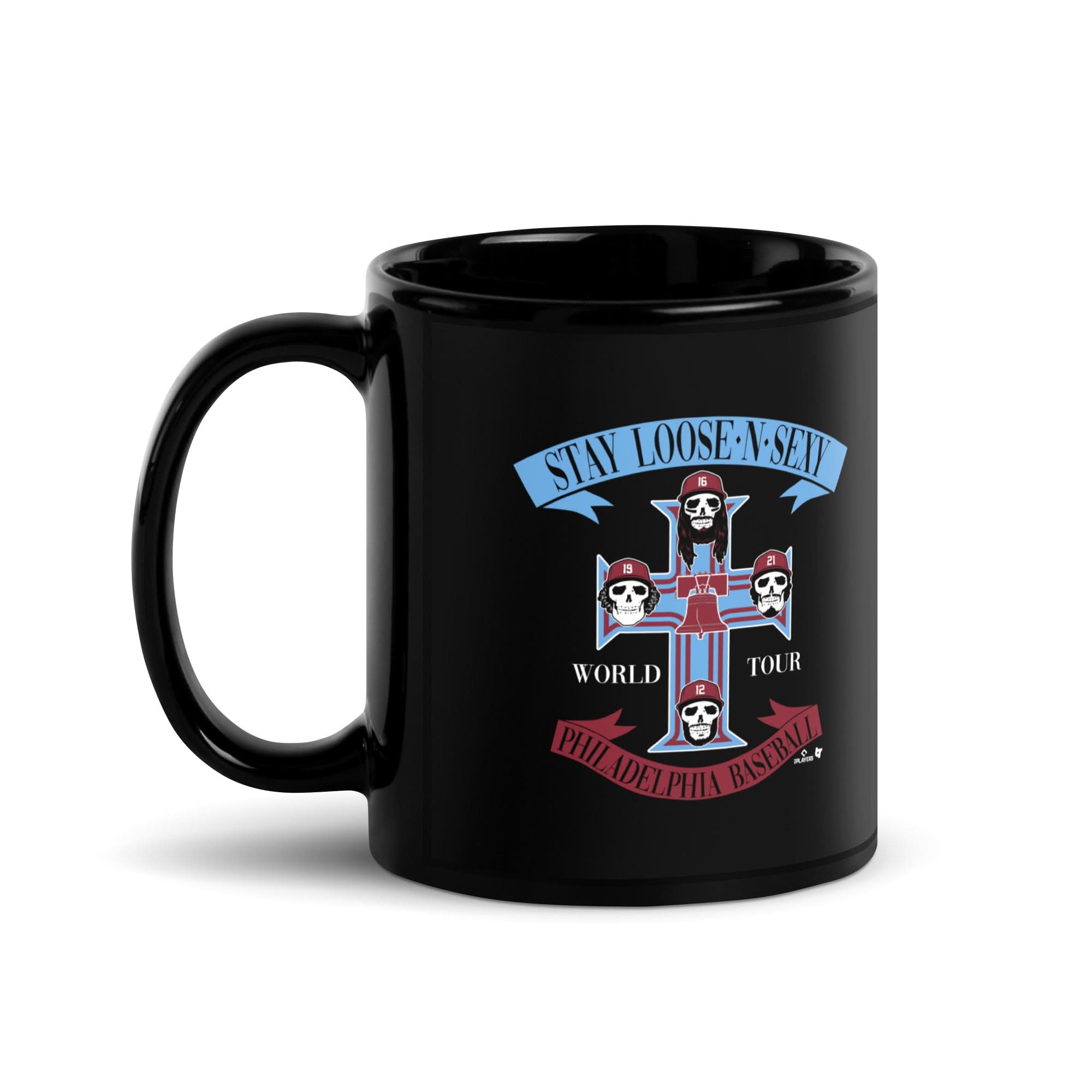 Philadelphia Baseball: Stay Loose 'N' Sexy Rock Band Tee Mug 2