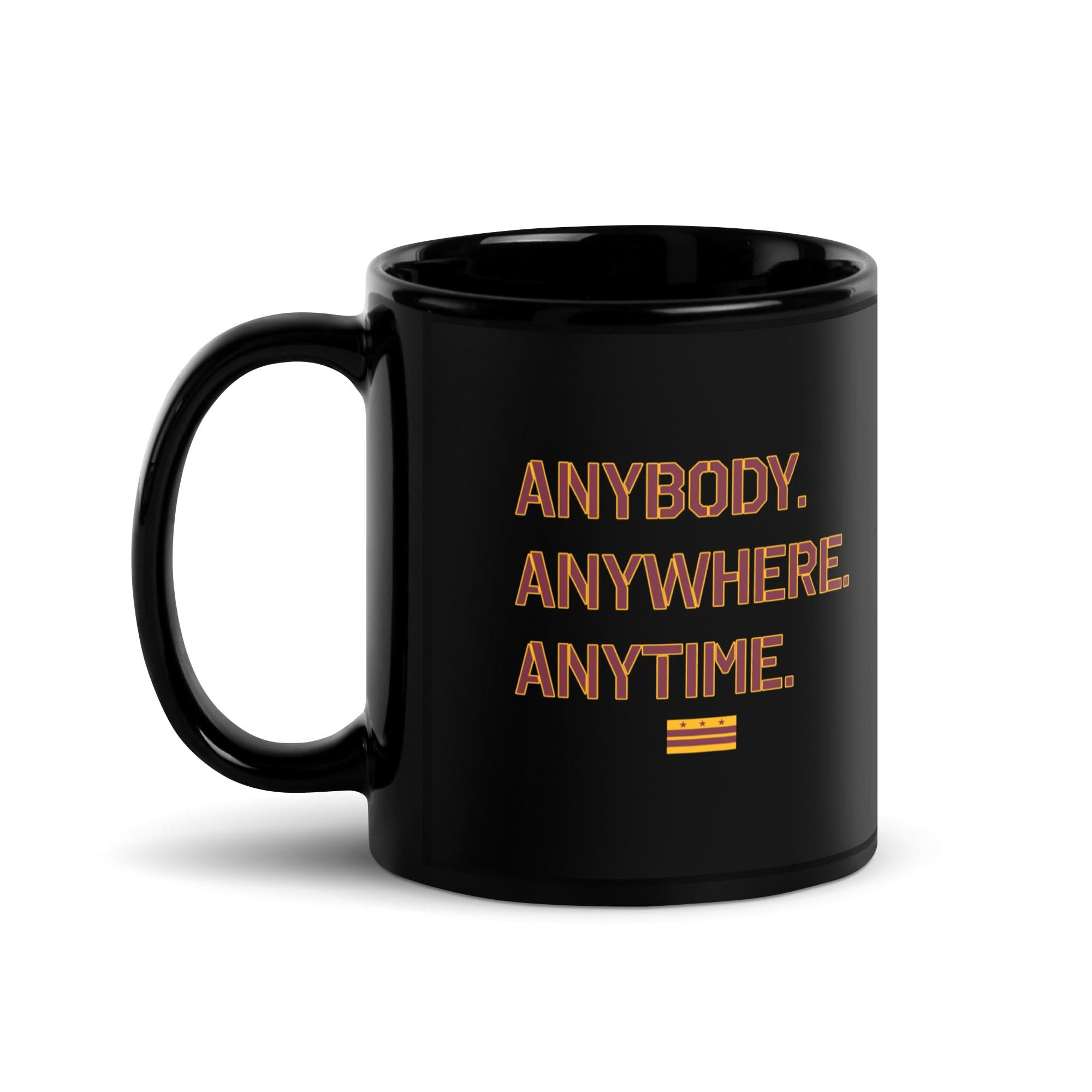 Washington Football: Anybody. Anywhere. Anytime. Mug 3