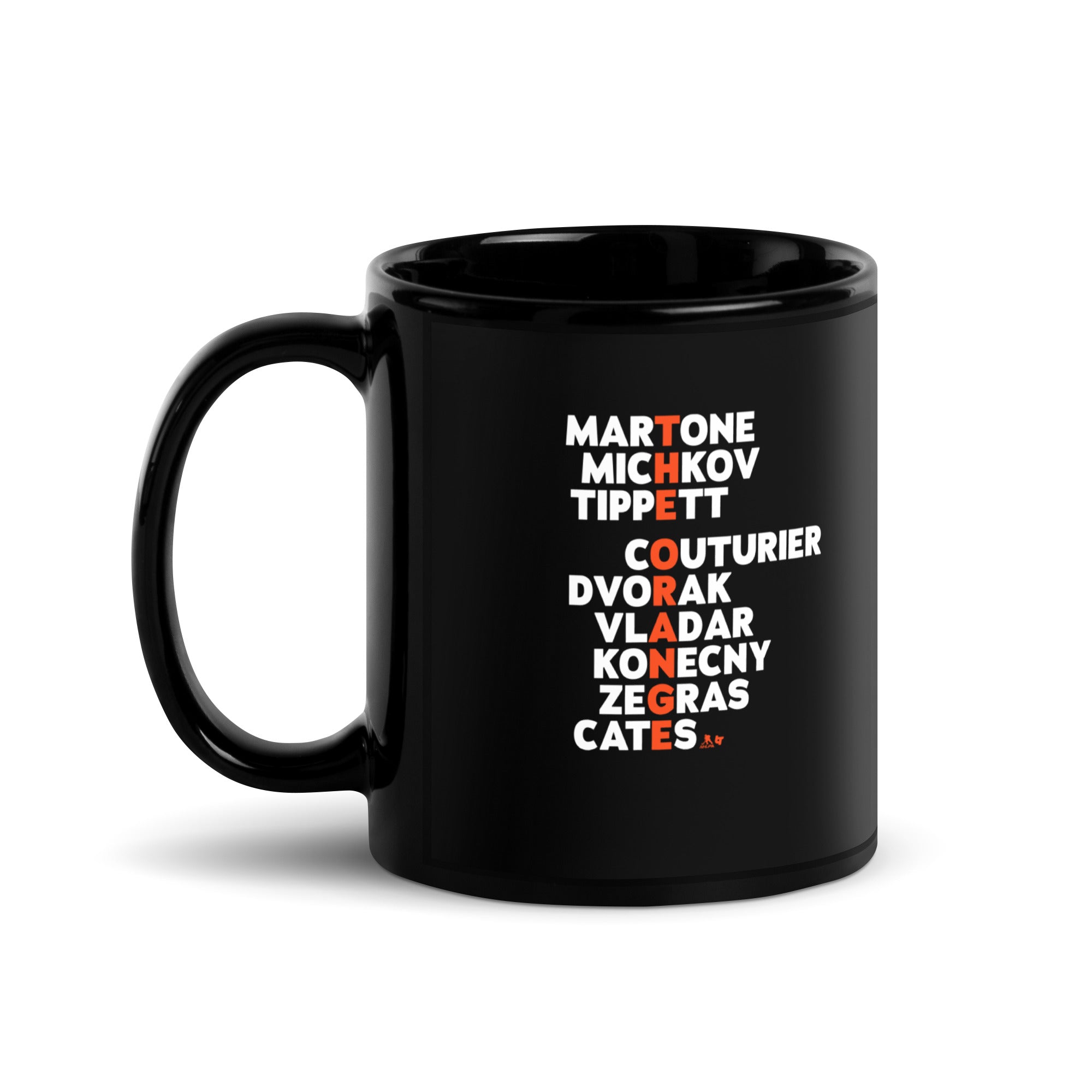 Philadelphia Hockey: The Orange Names Mug 2