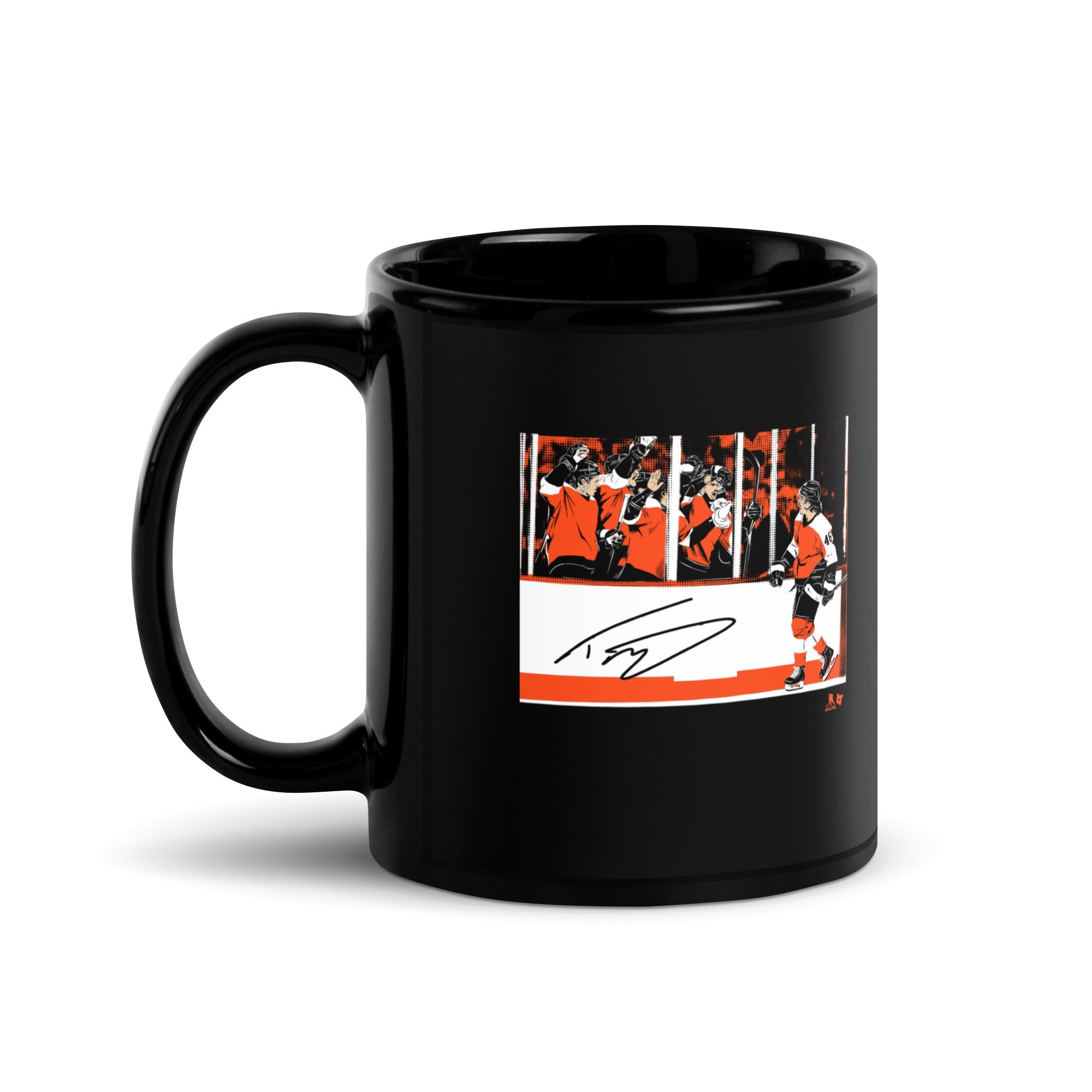 Trevor Zegras: Penalty Box Celebration Mug 2