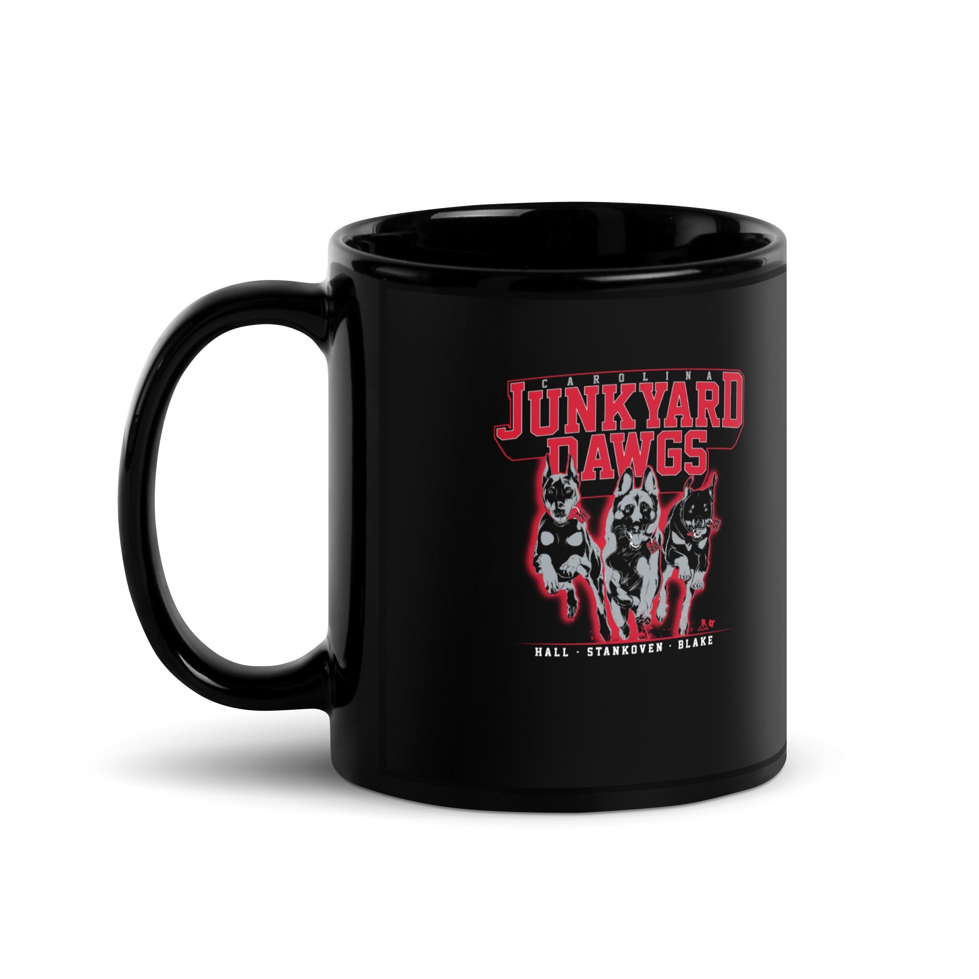 Logan Stankoven, Taylor Hall, & Jackson Blake: Junkyard Dawgs Mug 2