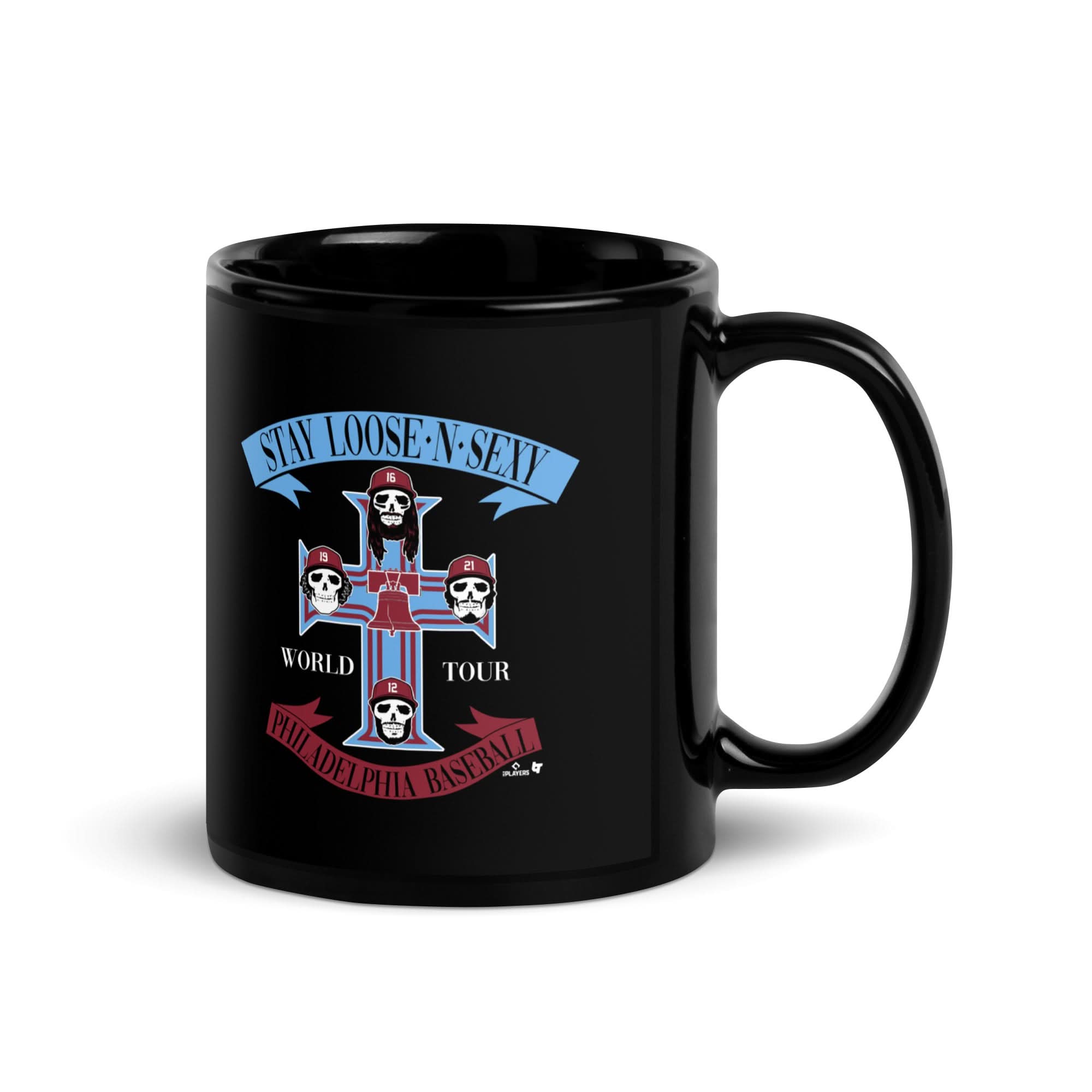 Philadelphia Baseball: Stay Loose 'N' Sexy Rock Band Tee Mug 1