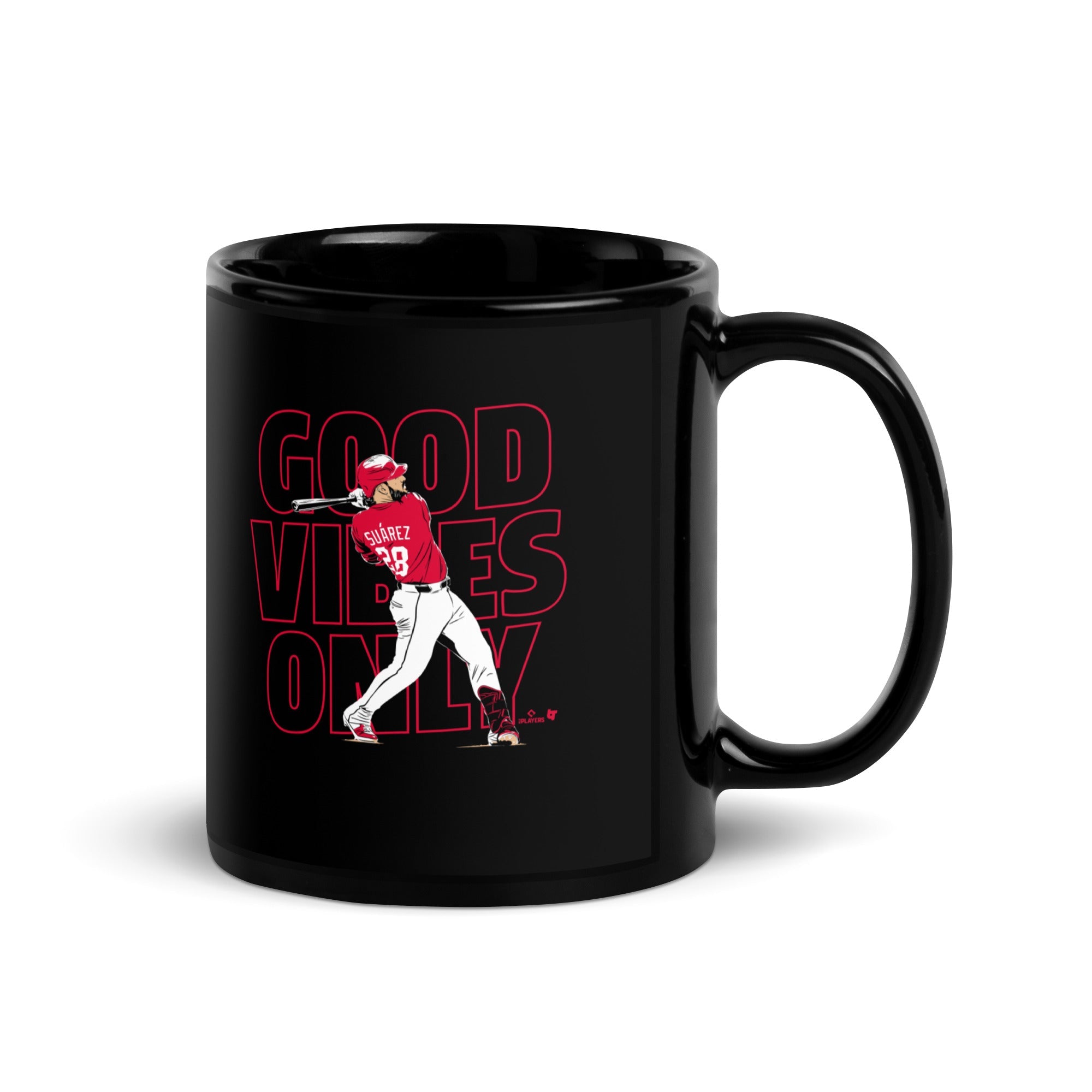 Eugenio Suarez: Good Vibes Only Cincinnati Mug 3