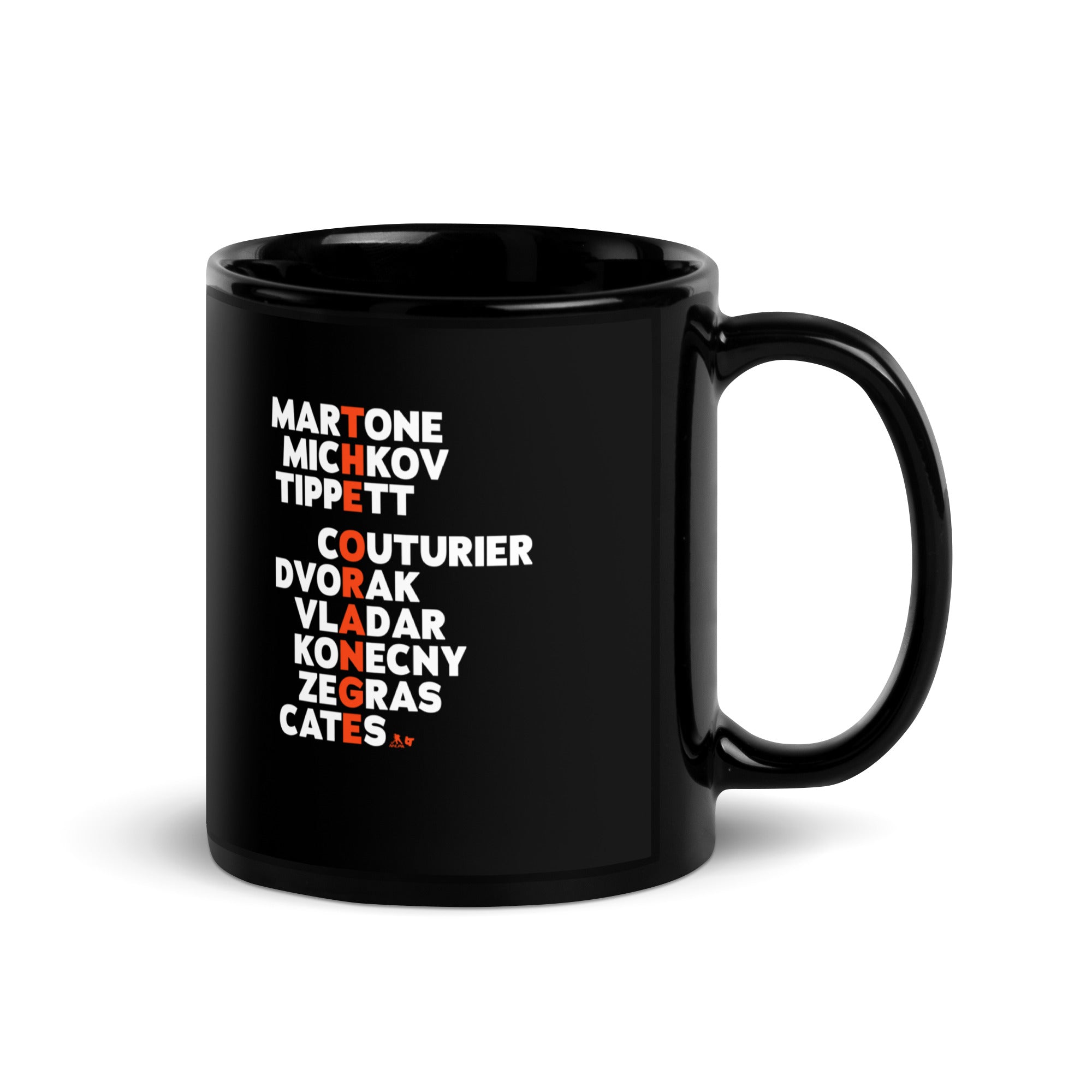 Philadelphia Hockey: The Orange Names Mug 3
