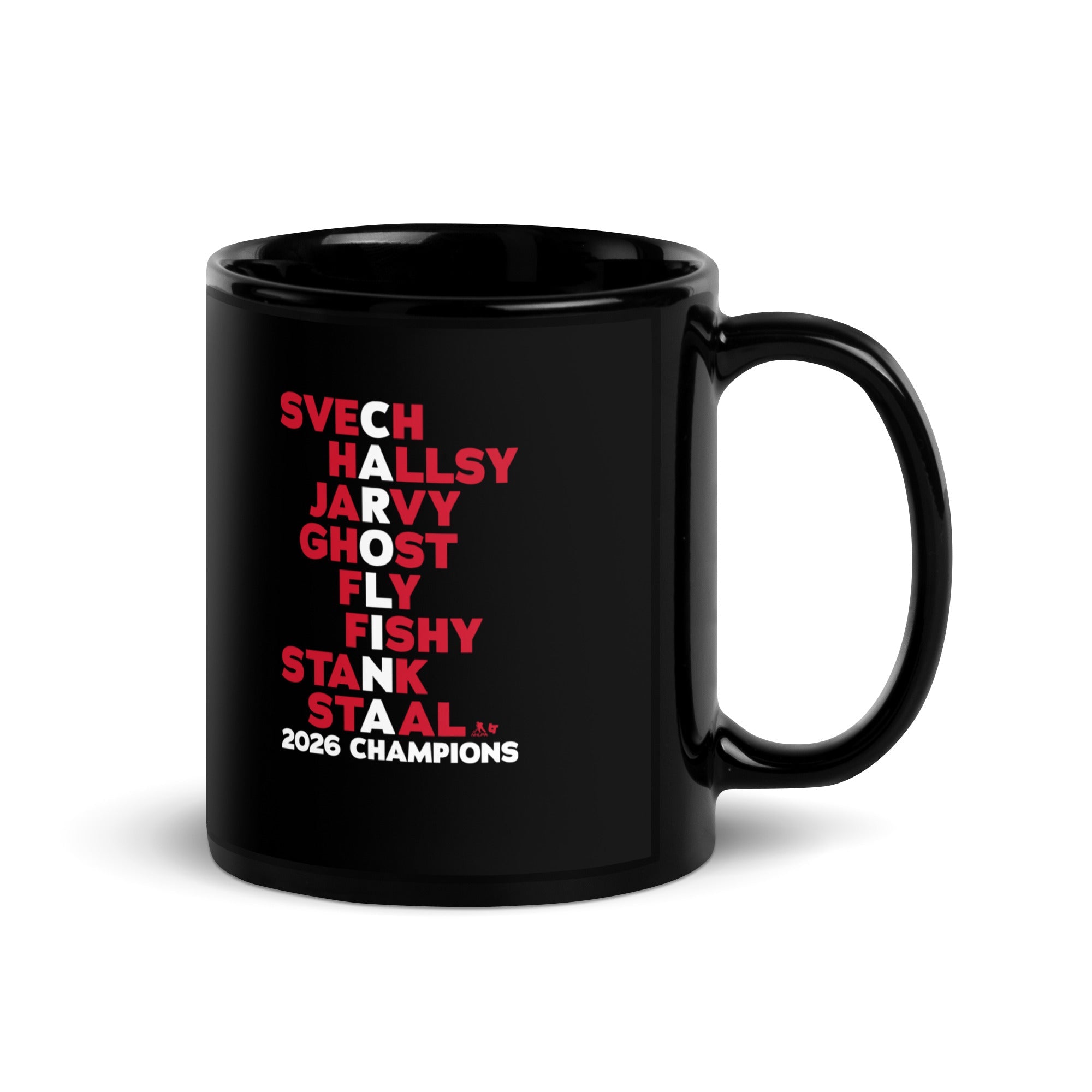 Carolina Hockey Names: 2026 Champs Mug 3