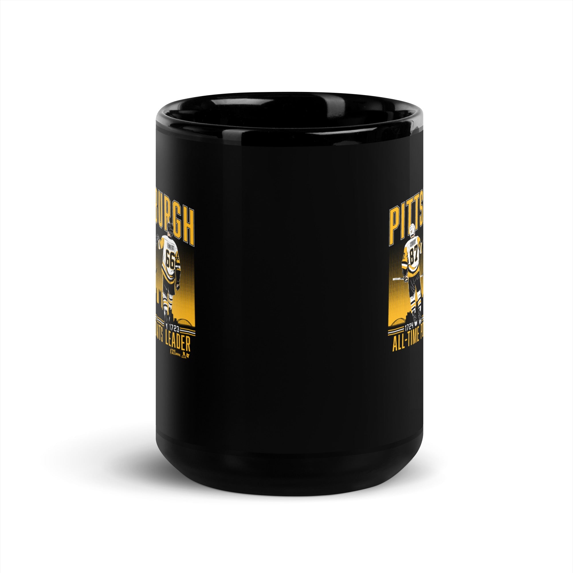 Sidney Crosby and Mario Lemieux: Pittsburgh All-Time Points Leader Mug 6