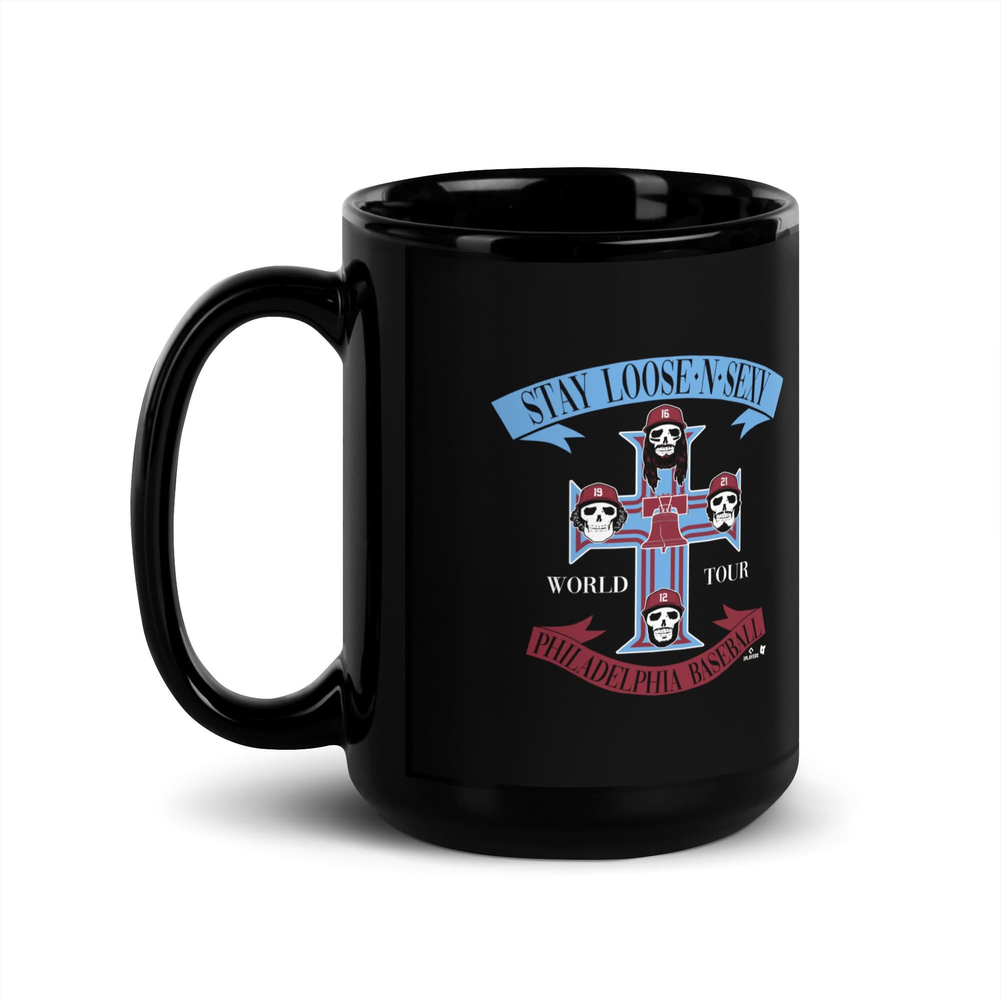 Philadelphia Baseball: Stay Loose 'N' Sexy Rock Band Tee Mug 4