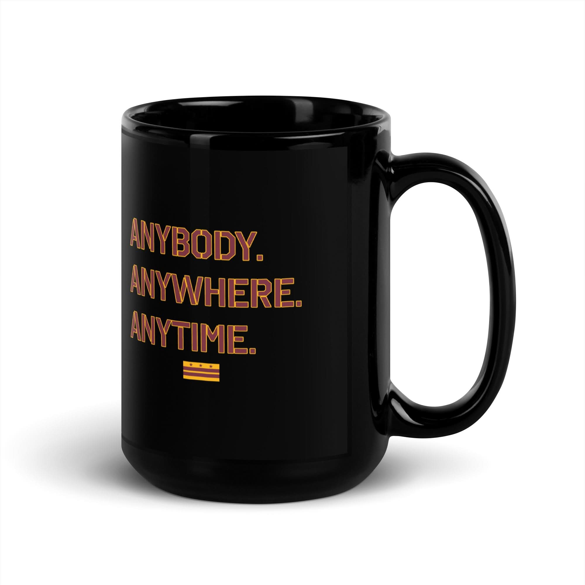 Washington Football: Anybody. Anywhere. Anytime. Mug 4