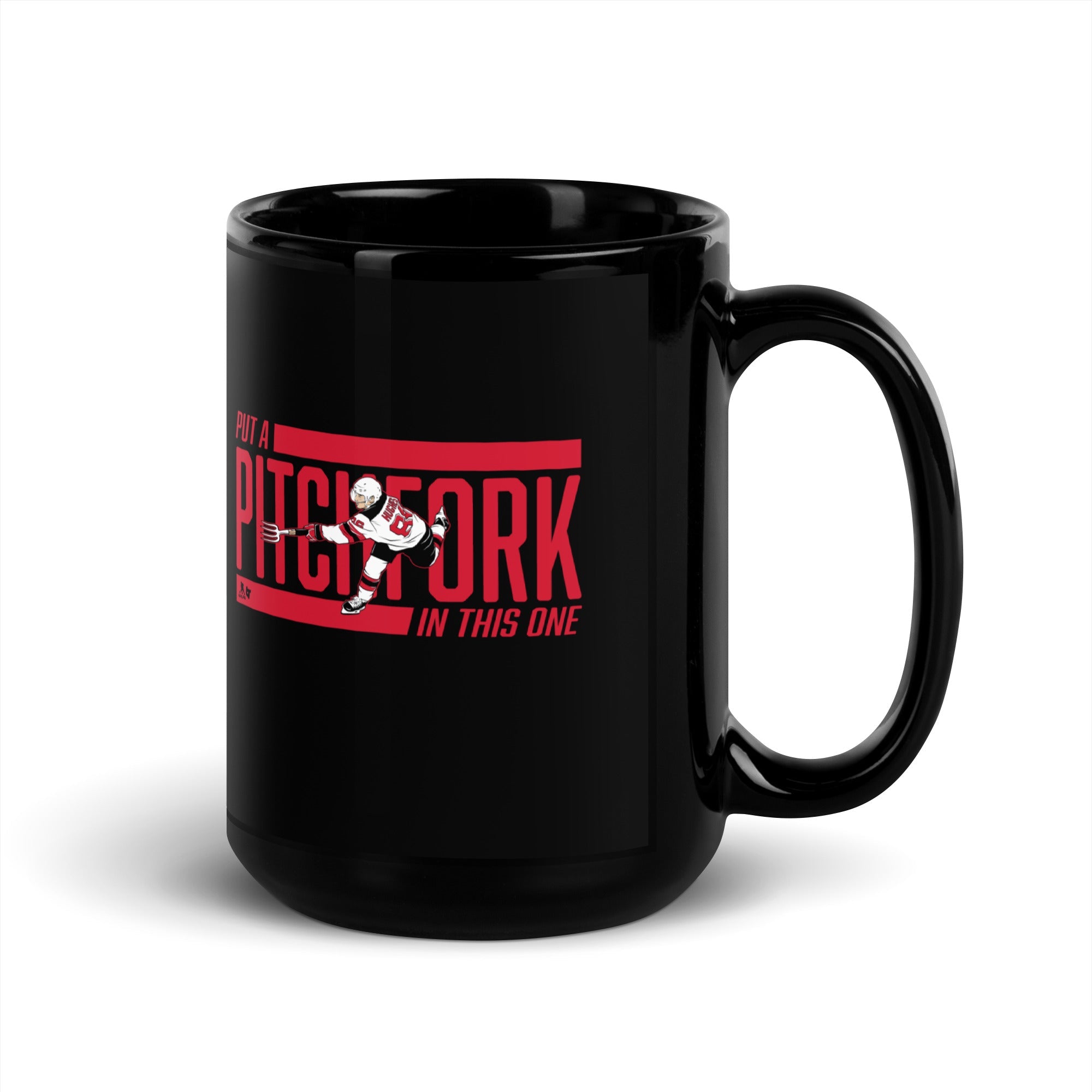 Jack Hughes: Put a Pitchfork in This One Mug 1