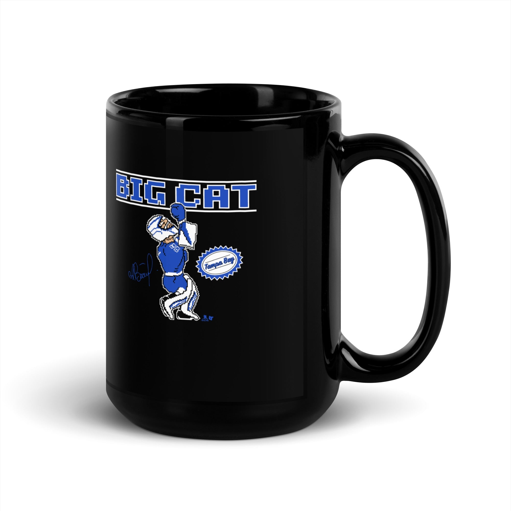 Andrei Vasilevskiy: Big Cat Retro Punch Mug 1