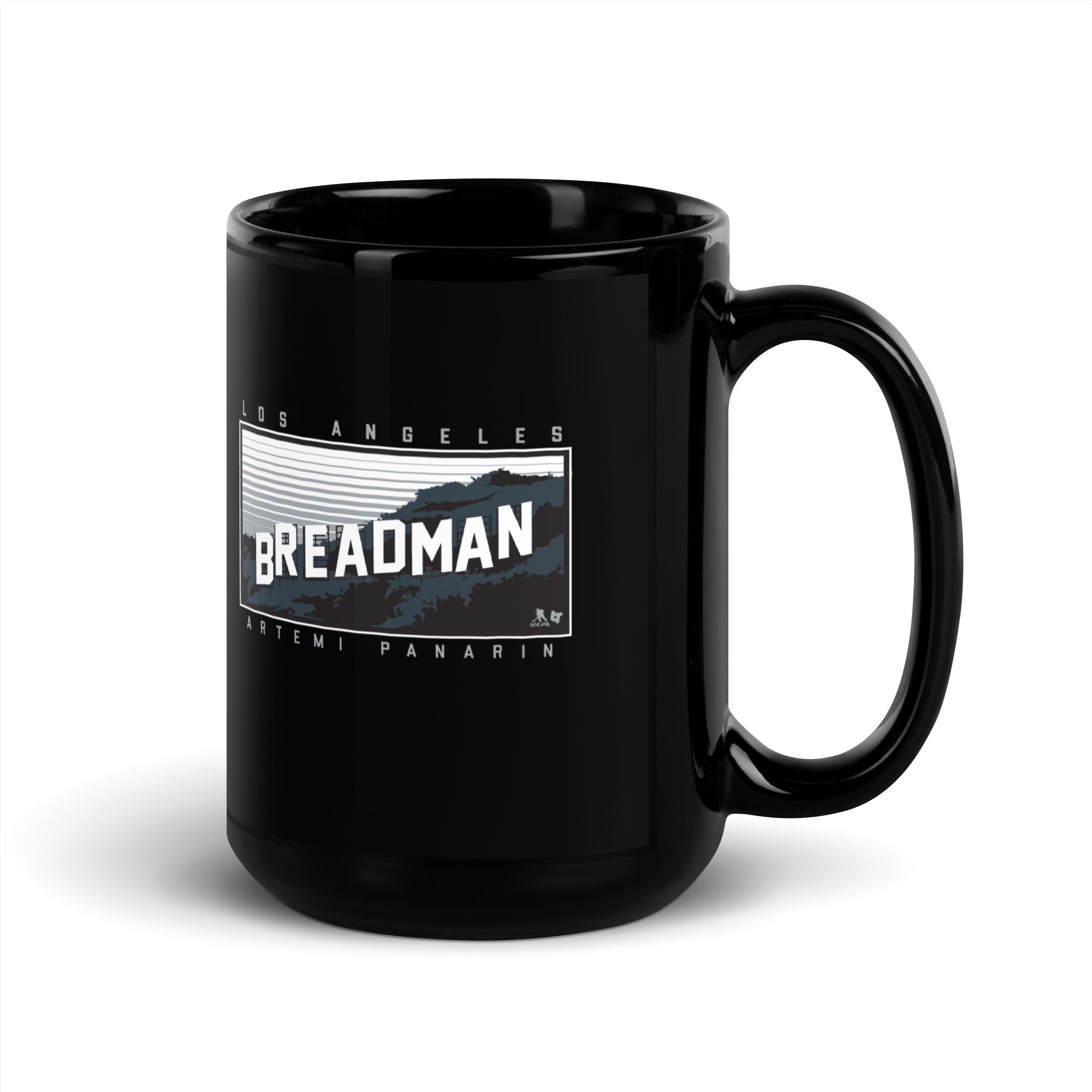 Artemi Panarin: LA Breadman Sign Mug 1