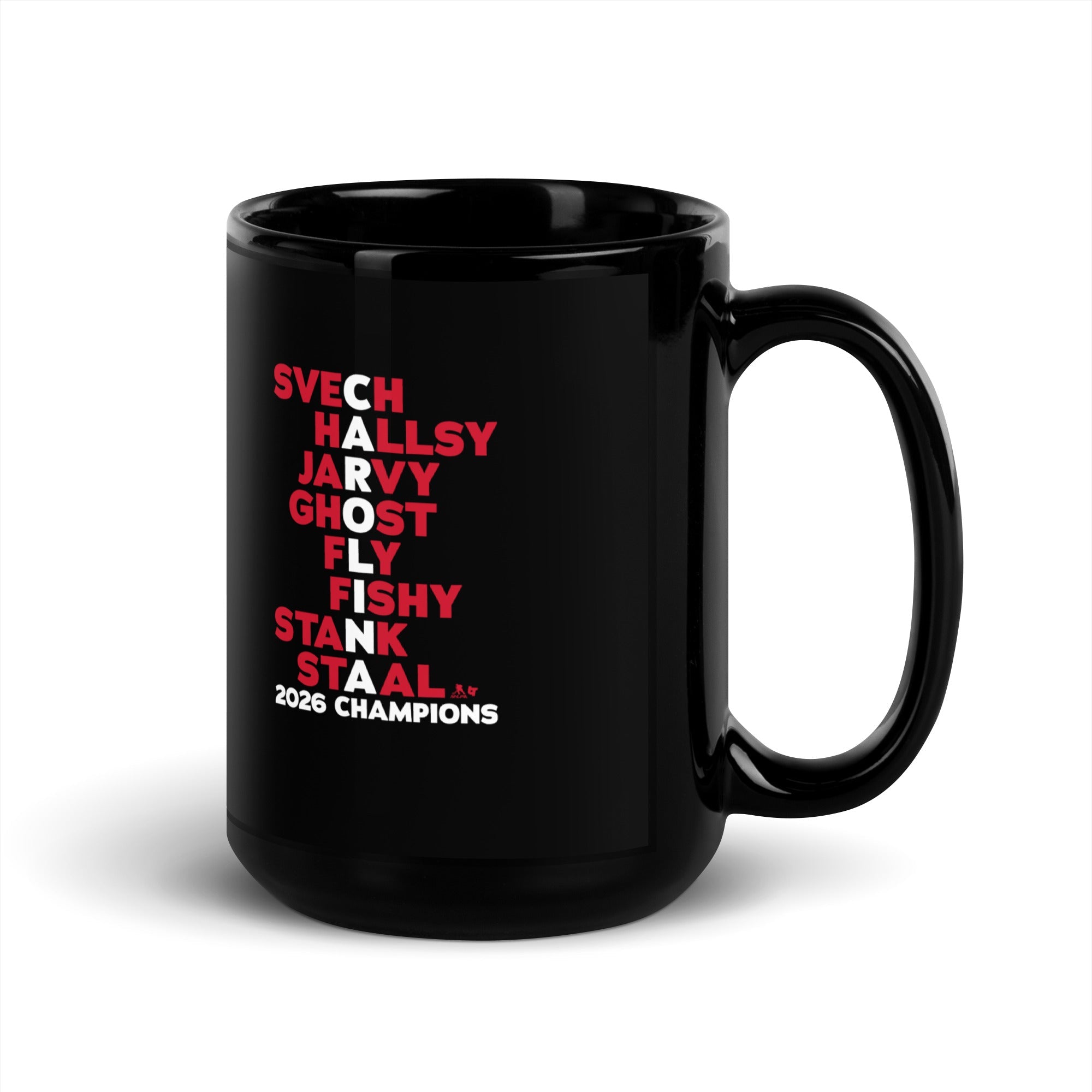 Carolina Hockey Names: 2026 Champs Mug 1