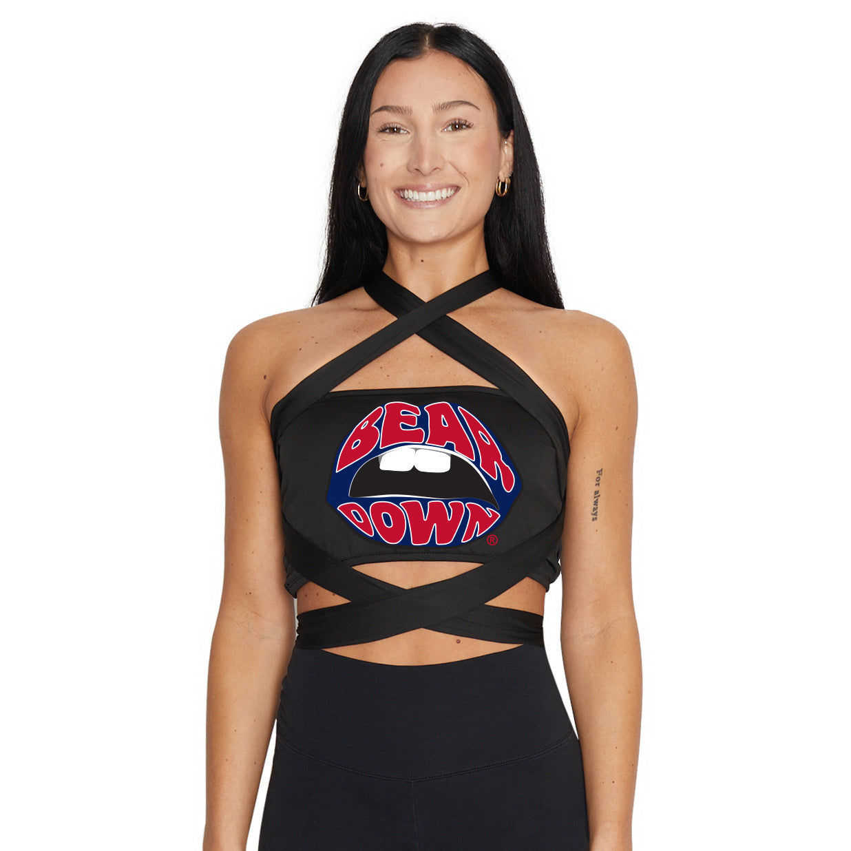 University of Arizona Black Multiway Bandeau Top | lojobands