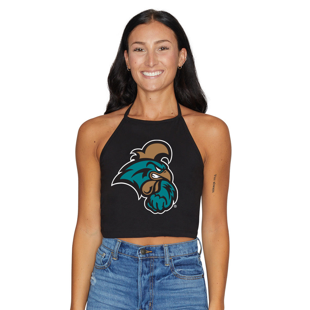 Coastal Carolina Black Halter Top | lojobands