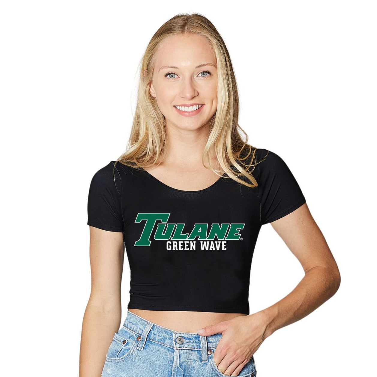 Tulane Black Babydoll Tee | lojobands
