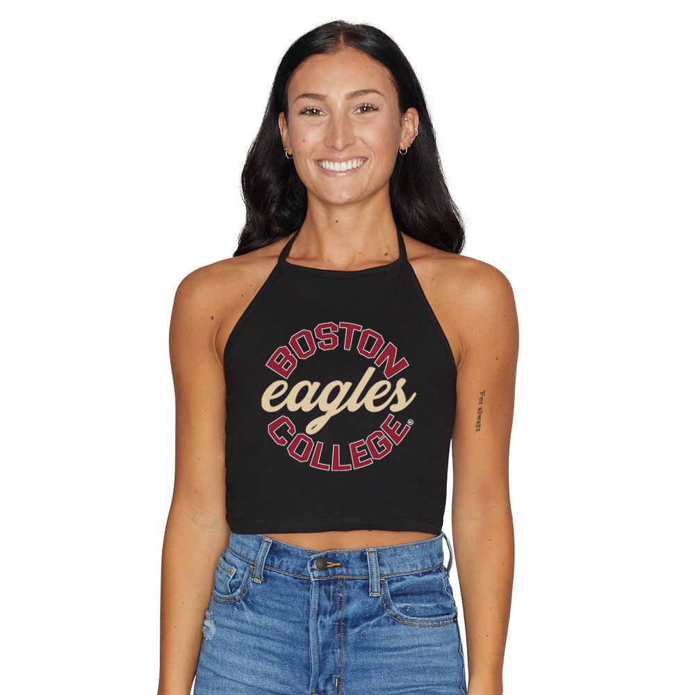Boston College Black Halter Top | lojobands