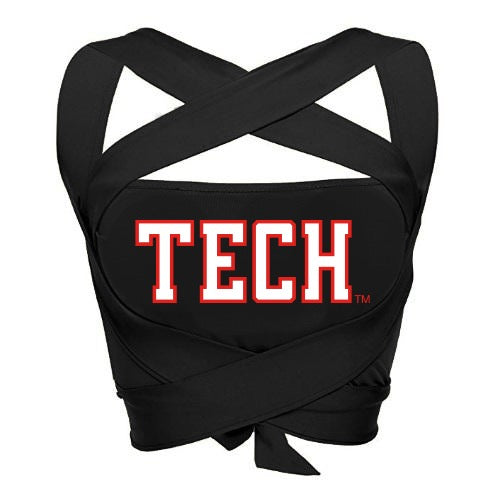 Texas Tech Black Multi Way Bandeau Top | lojobands 4