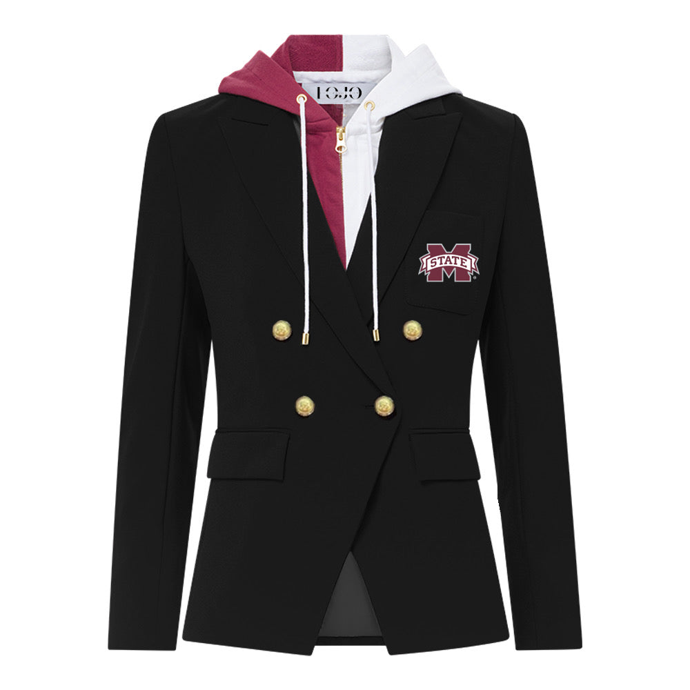 Mississippi State Hooded Blazer Jacket | lojobands 1