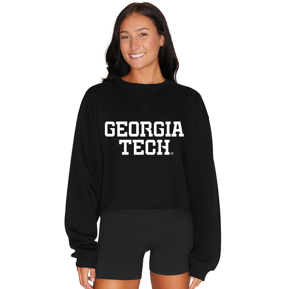 Georgia Tech Black Crewneck | lojobands