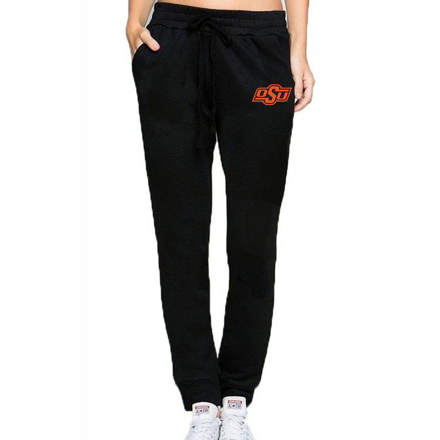 Oklahoma State Black Joggers | lojobands 1