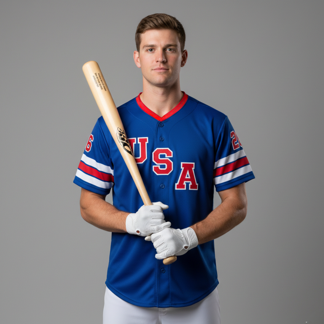 USA 2026 Performance Baseball Jersey Blue