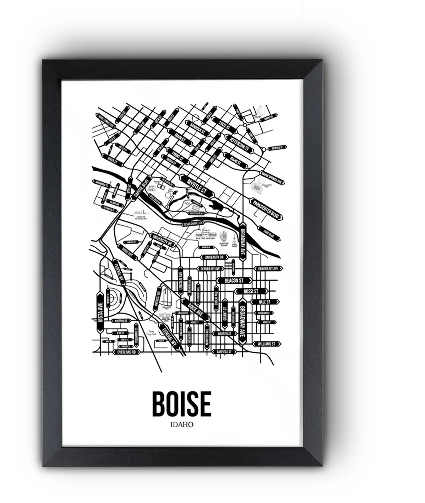 Boise, Idaho street map 10