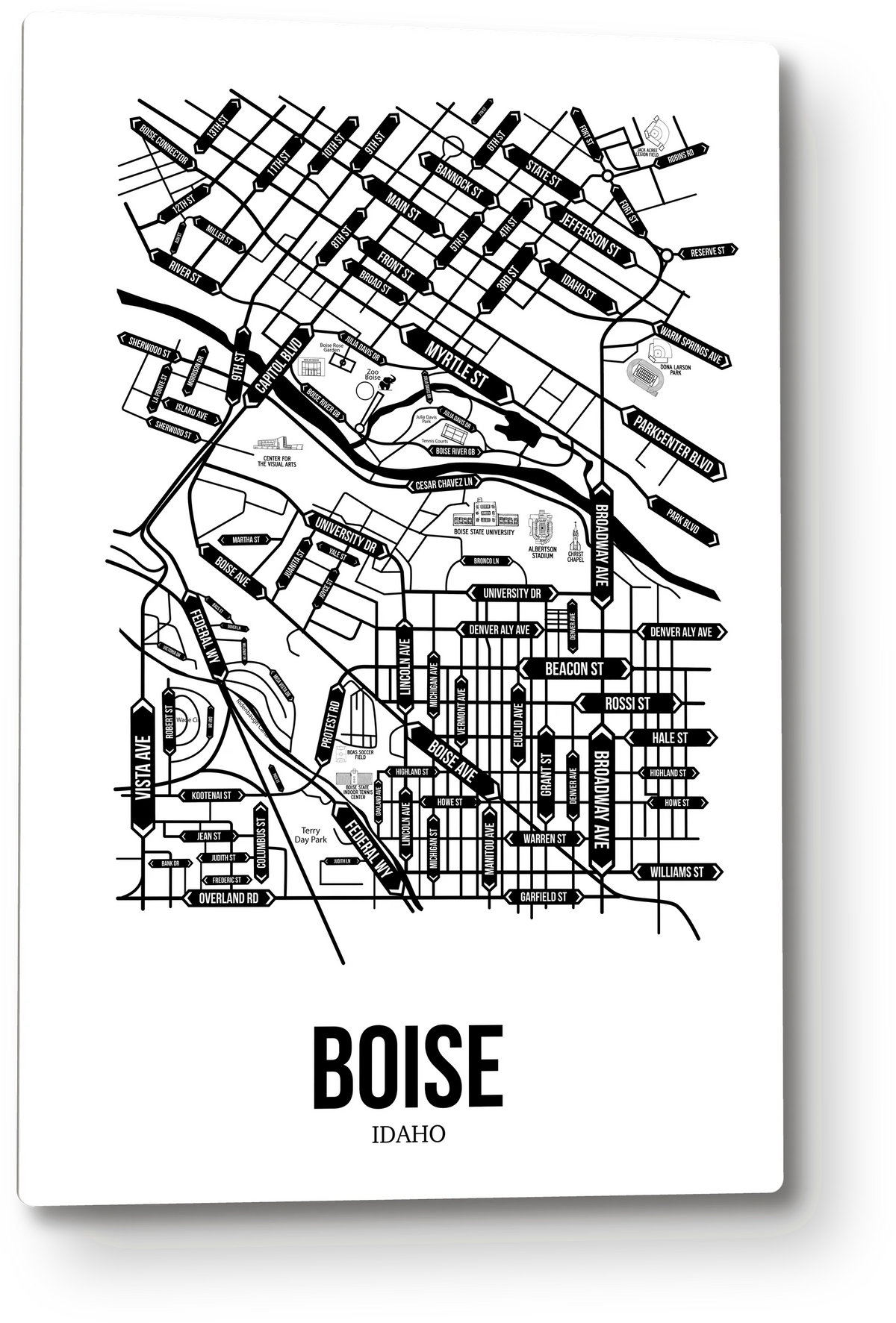 Boise, Idaho street map 8