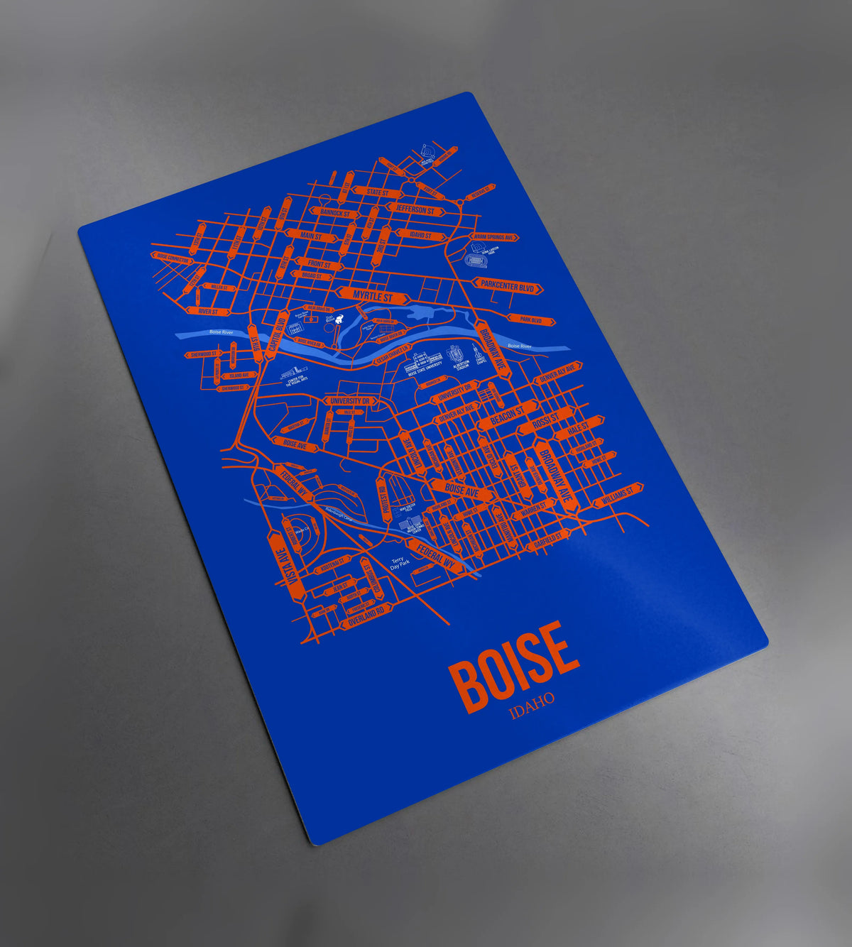 Boise, Idaho street map 2