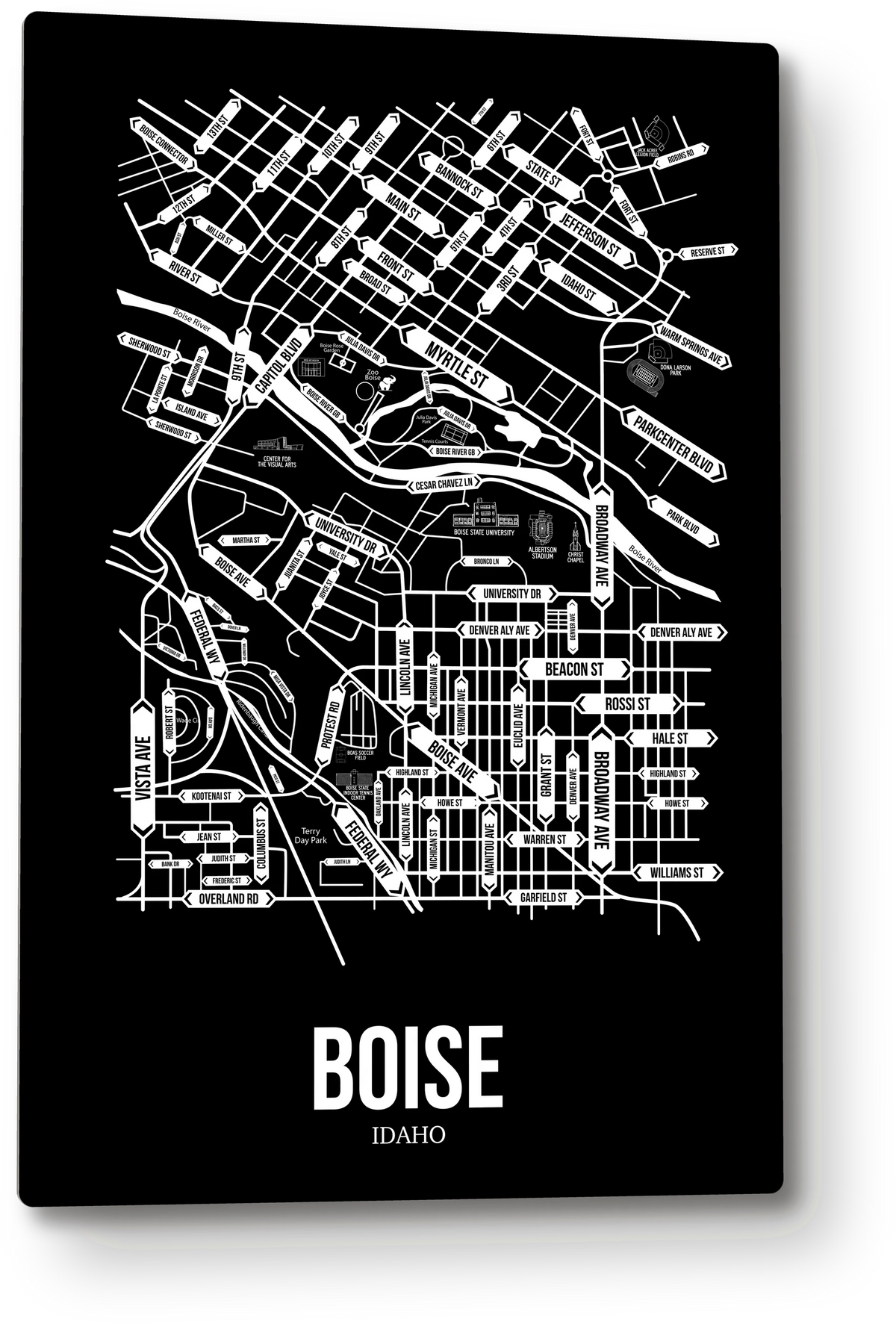 Boise, Idaho street map 9