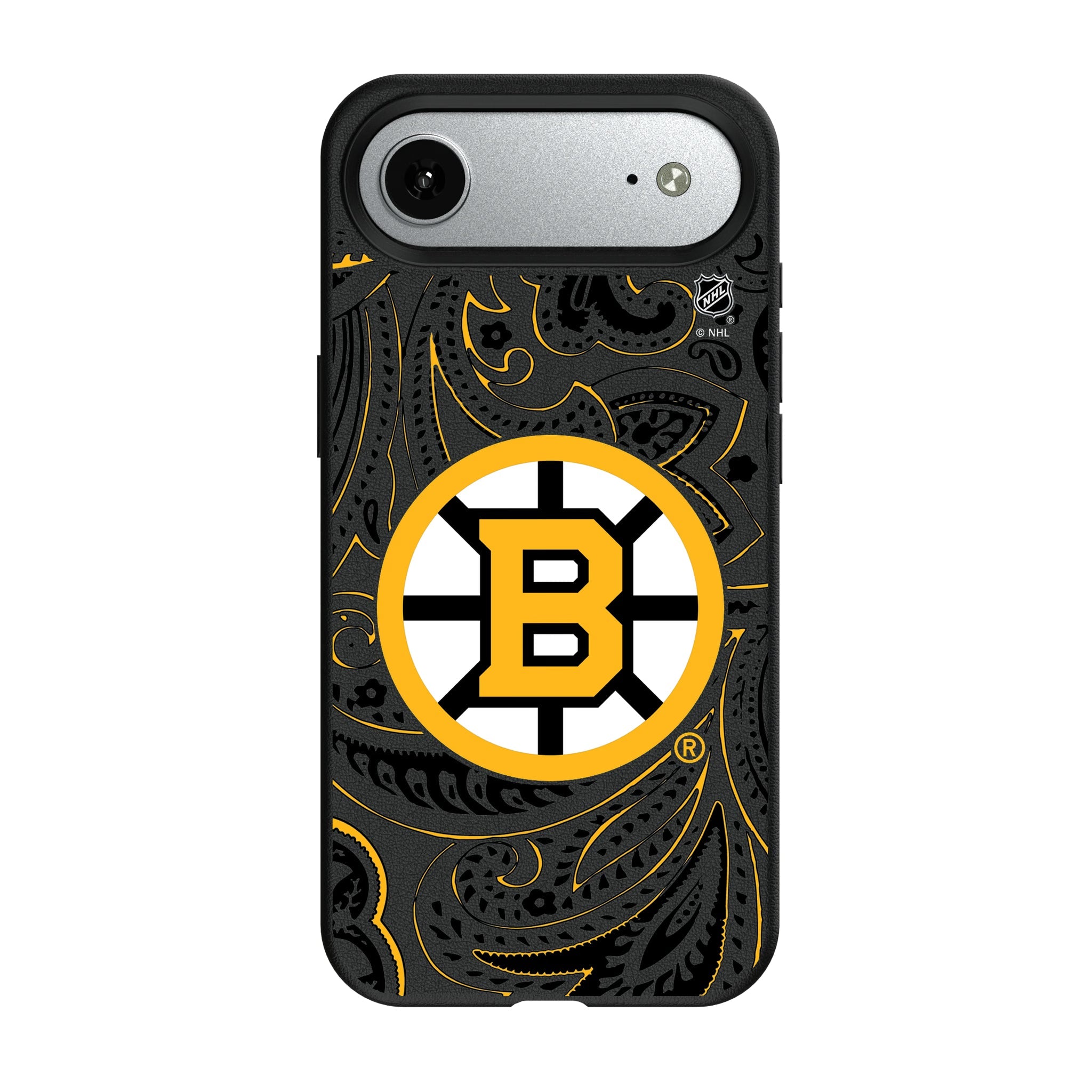 Boston Bruins Paisley MagSafe Compatible Phone Case for Apple iPhone 8