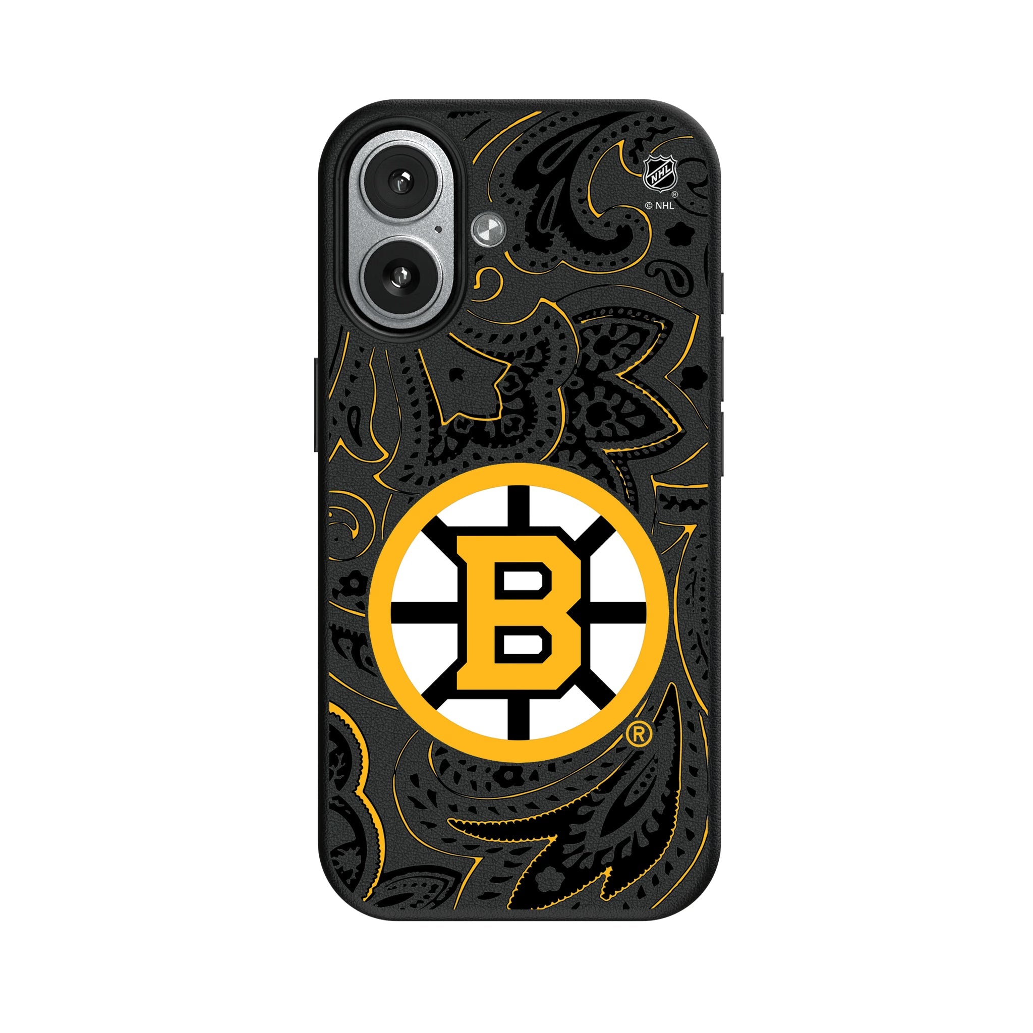 Boston Bruins Paisley MagSafe Compatible Phone Case for Apple iPhone 7