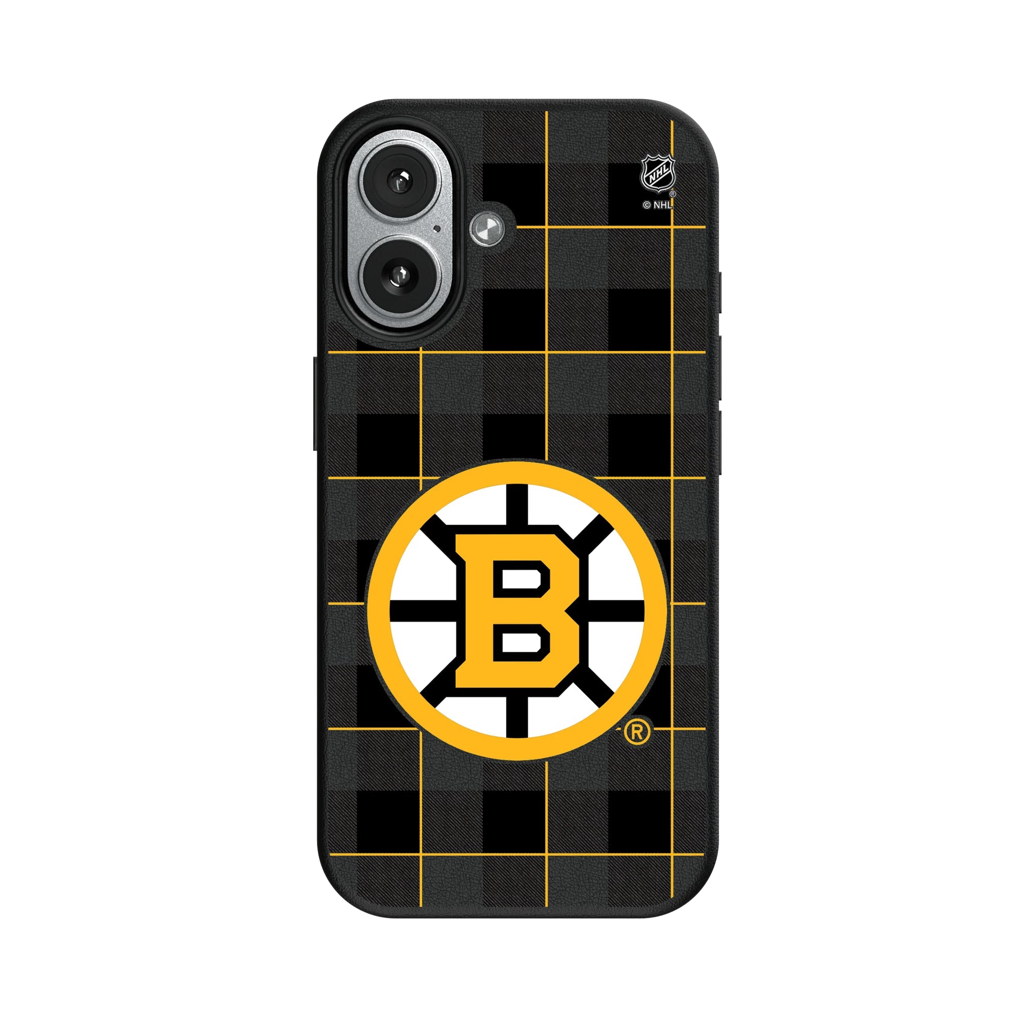 Boston Bruins Plaid MagSafe Compatible Phone Case for Apple iPhone 7
