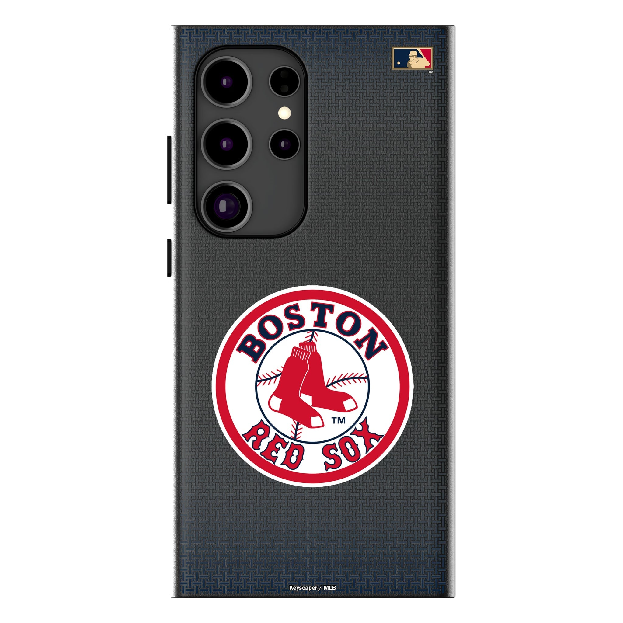 Boston Red Sox 1976-2008 - Cooperstown Collection Linen MagSafe Compatible Phone Case for Samsung Galaxy 14