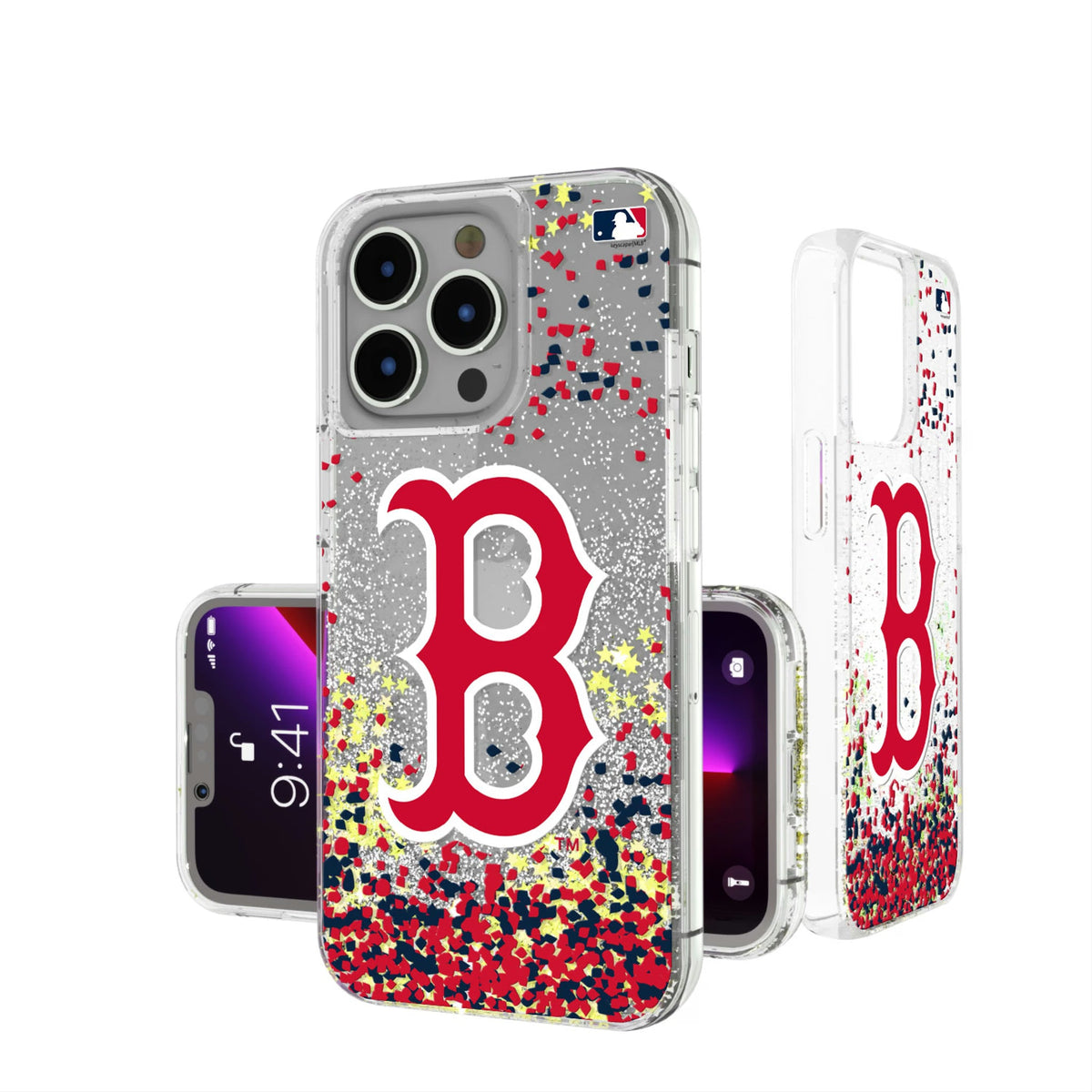 Boston Red Sox Confetti Glitter Phone Case 15